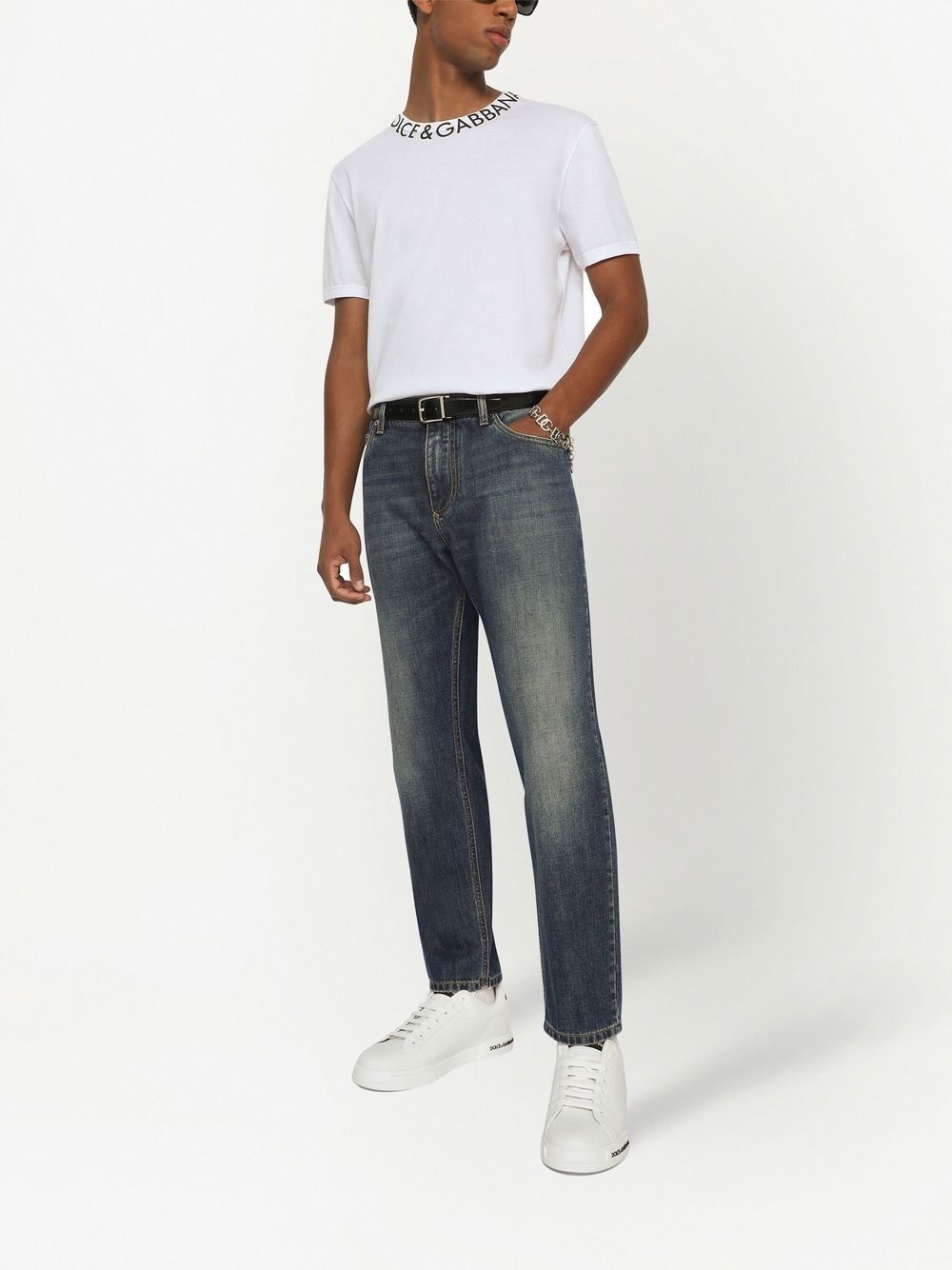 DG Essentials loose tapered jeans - 2