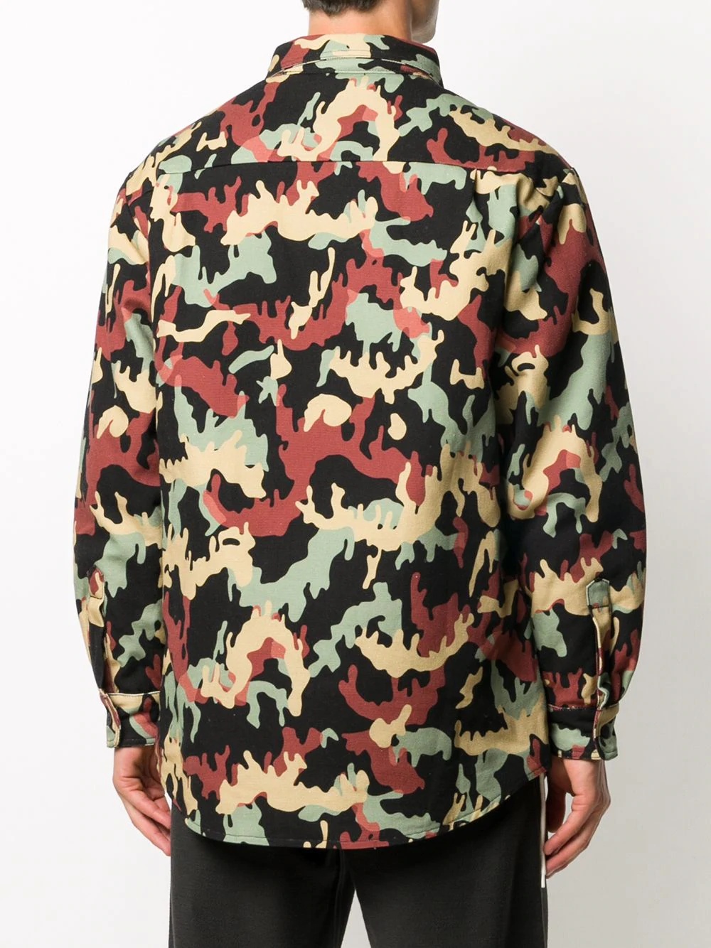 camouflage print shirt - 4