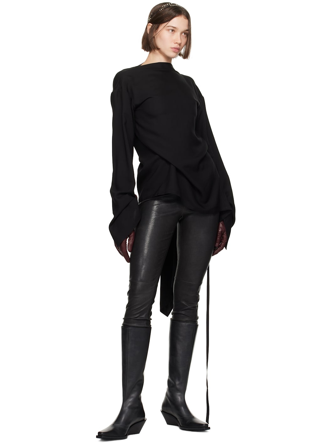 Black Hella Blouse - 4