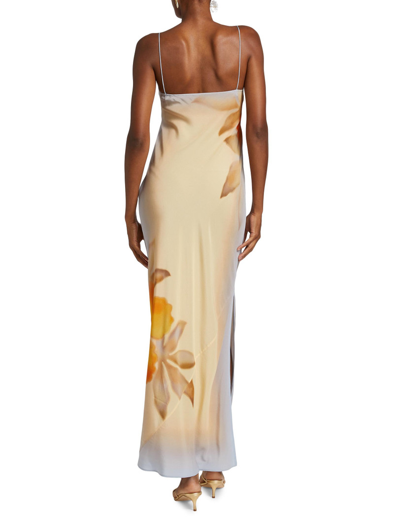 Women's Serene Floral Silk Maxi Slipdress - Sequoia Floral 5