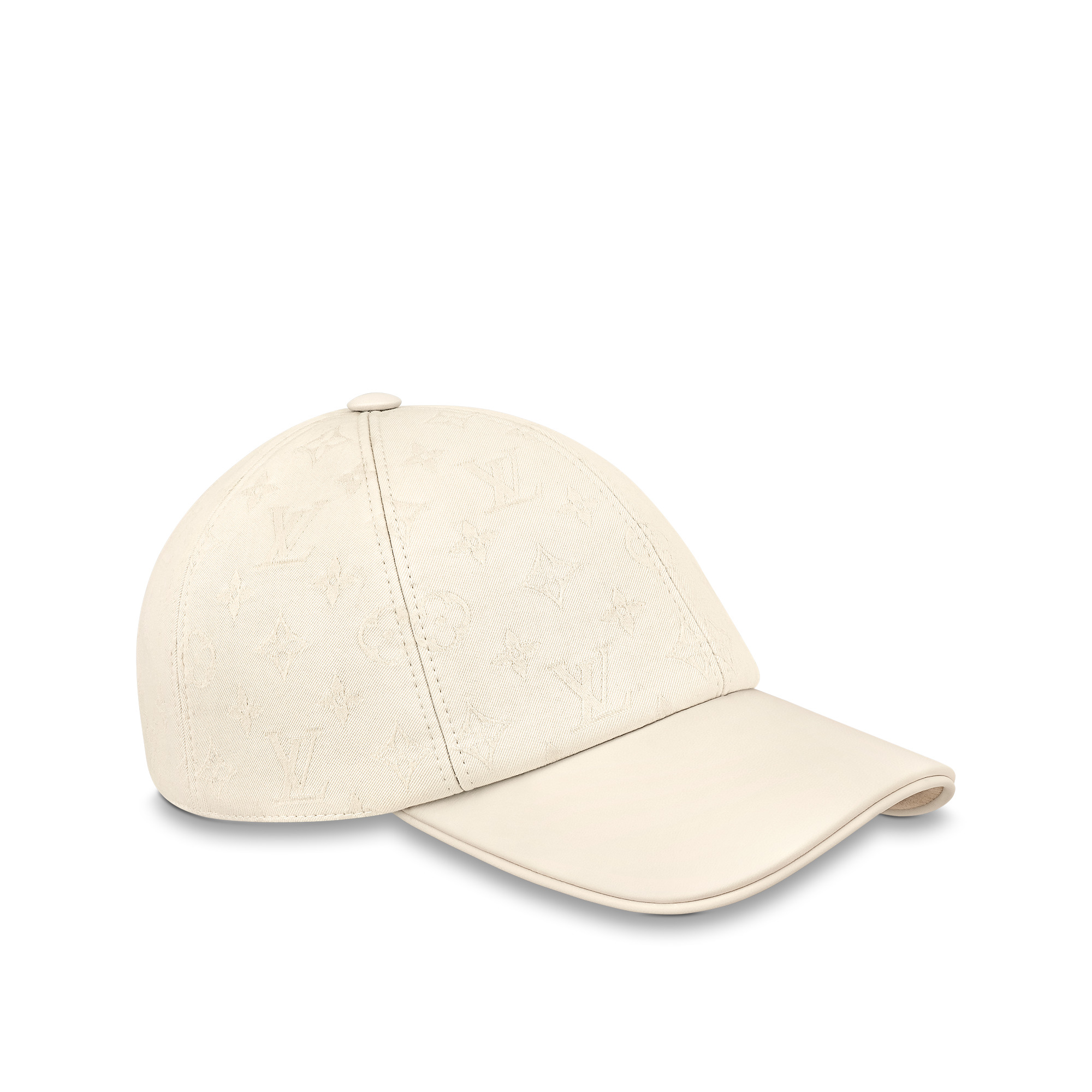 Louis Vuitton LV Iconic Cap Beige Cotton. Size L