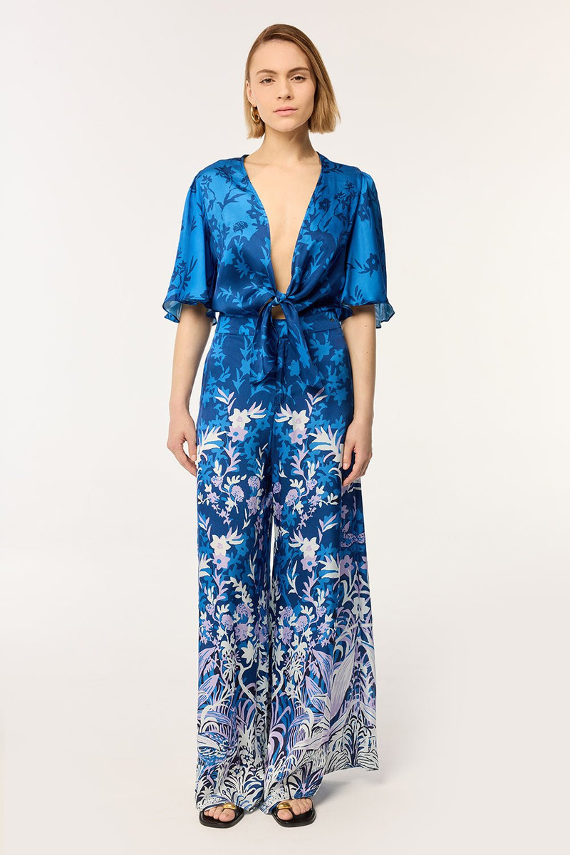 Long Jumpsuit Celie - Blue Soho 1