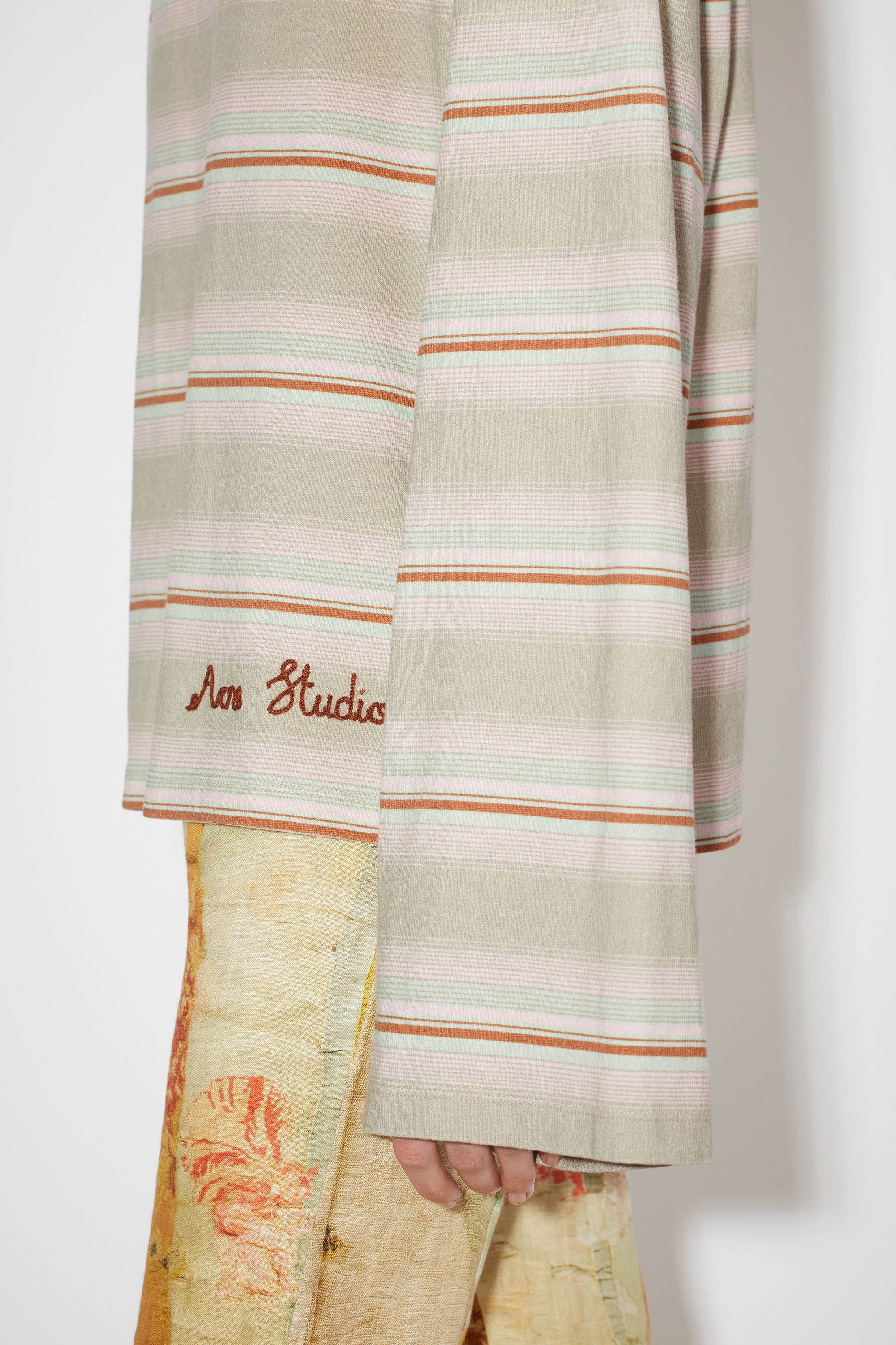 Jersey sweatshirt - Mushroom beige/light pink - 4