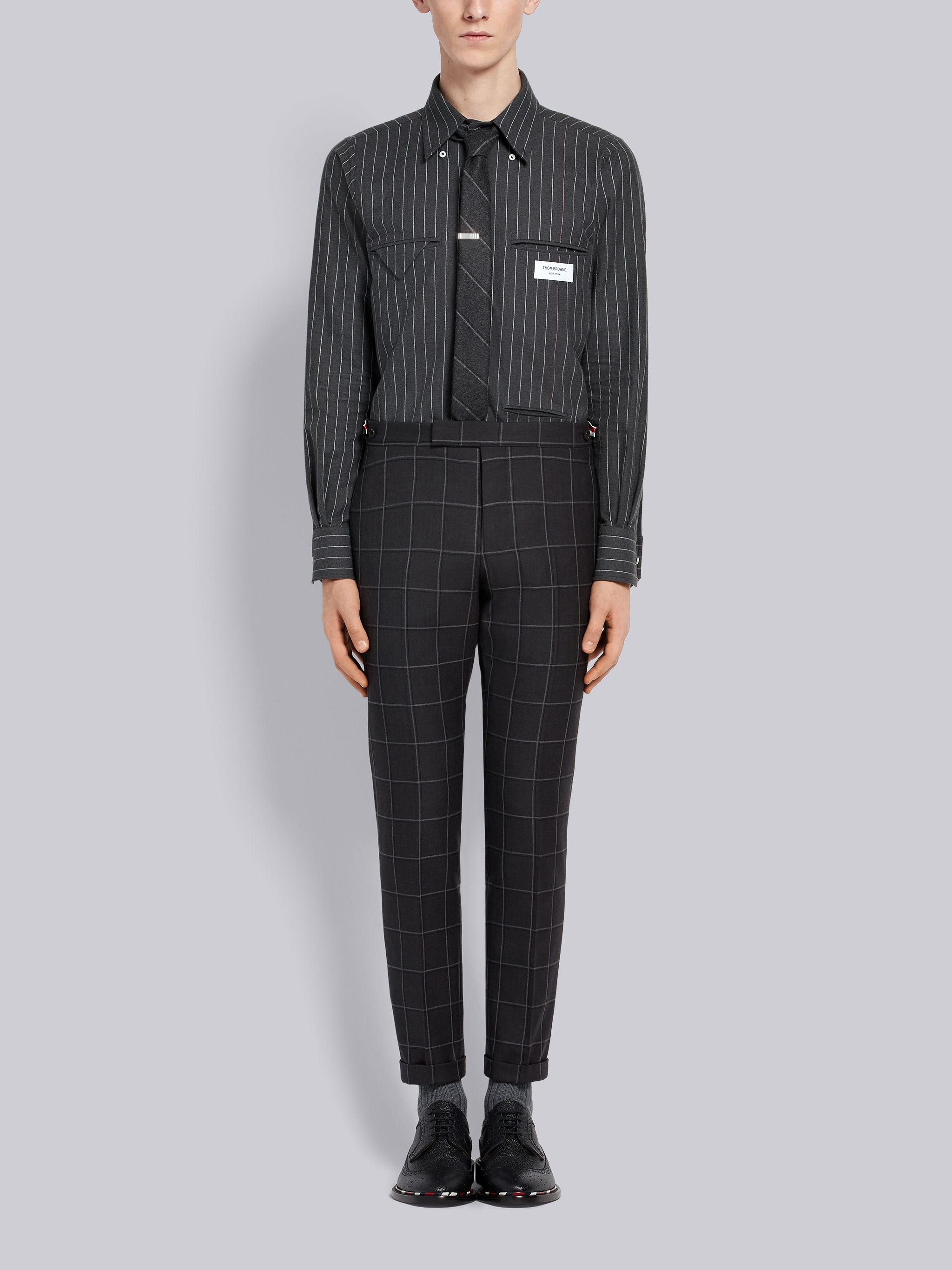 Windowpane Shadow Check Trouser - 4