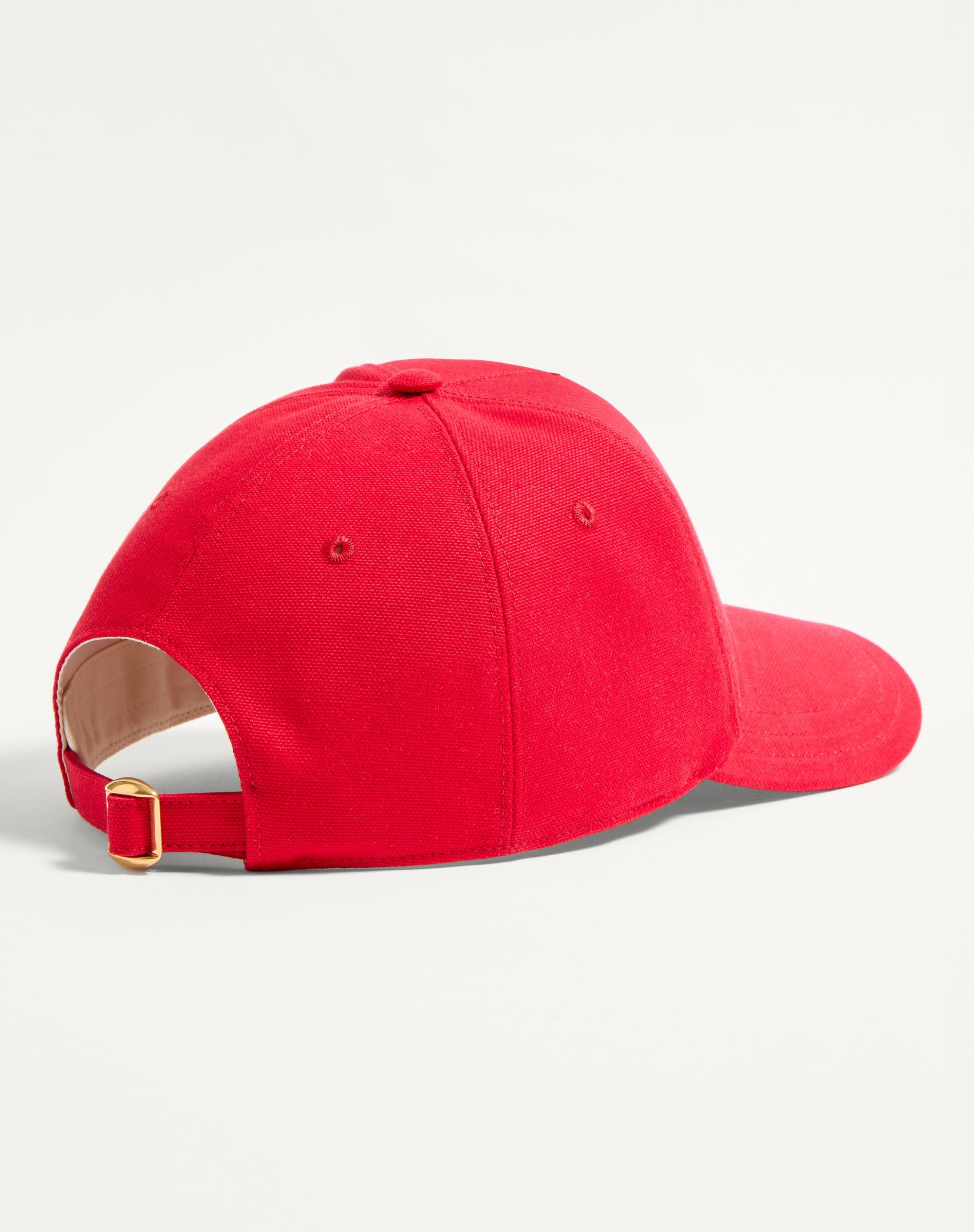 CHEZ VALENTINO COTTON BASEBALL CAP WITH EMBROIDERY - 4