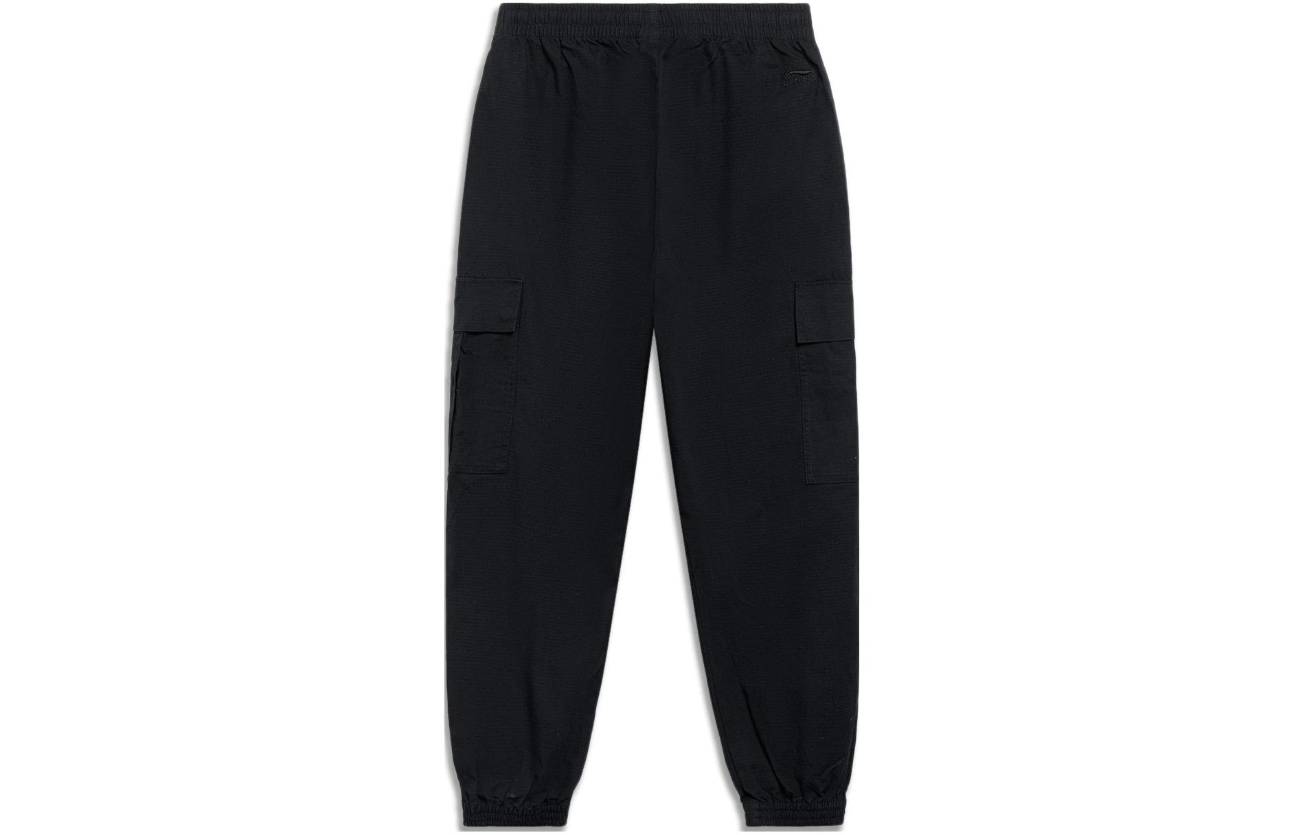 Li-Ning Skateboarding Graphic Joggers Pants 'Black' AKXT021-1 - 2
