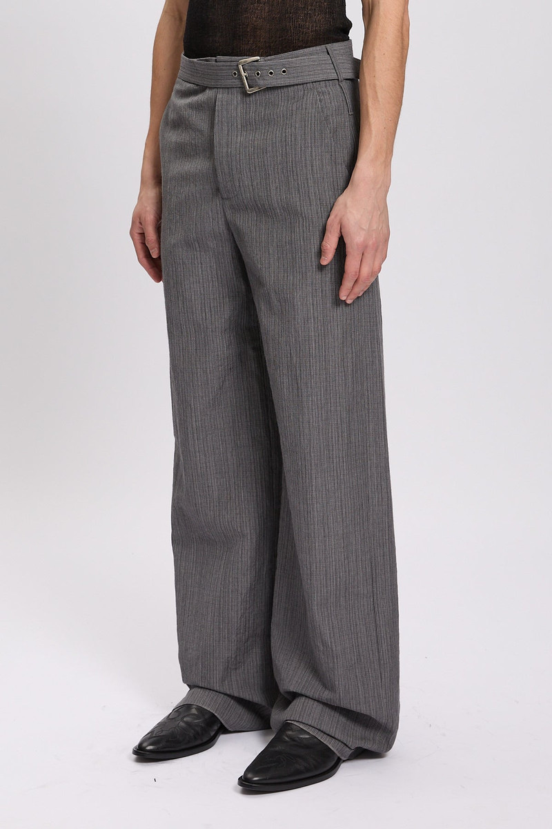 Ann Demeulemeester Marcelino Comfort Trousers with Metal Buckle Belt outlook