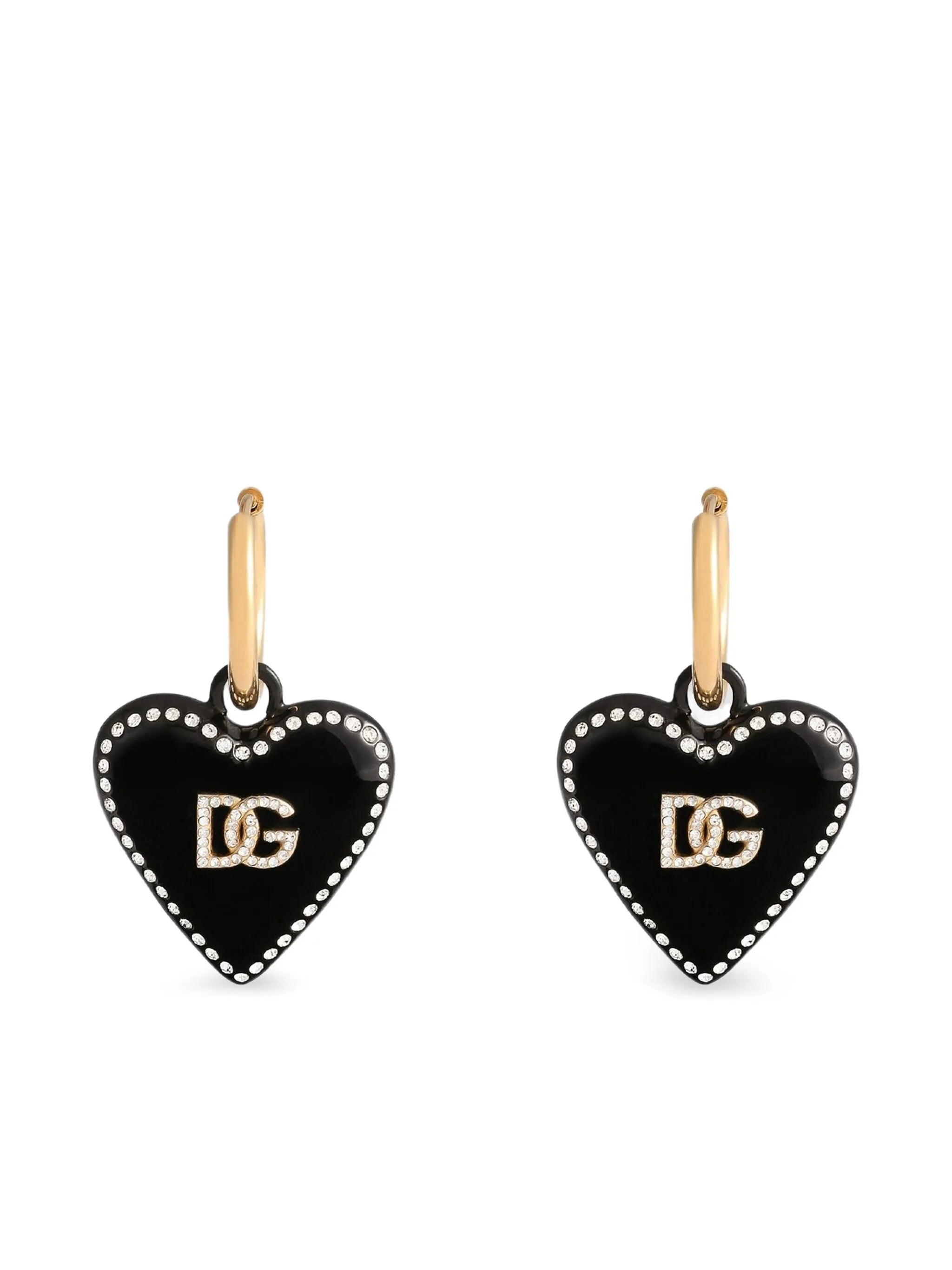 heart drop earrings - 2