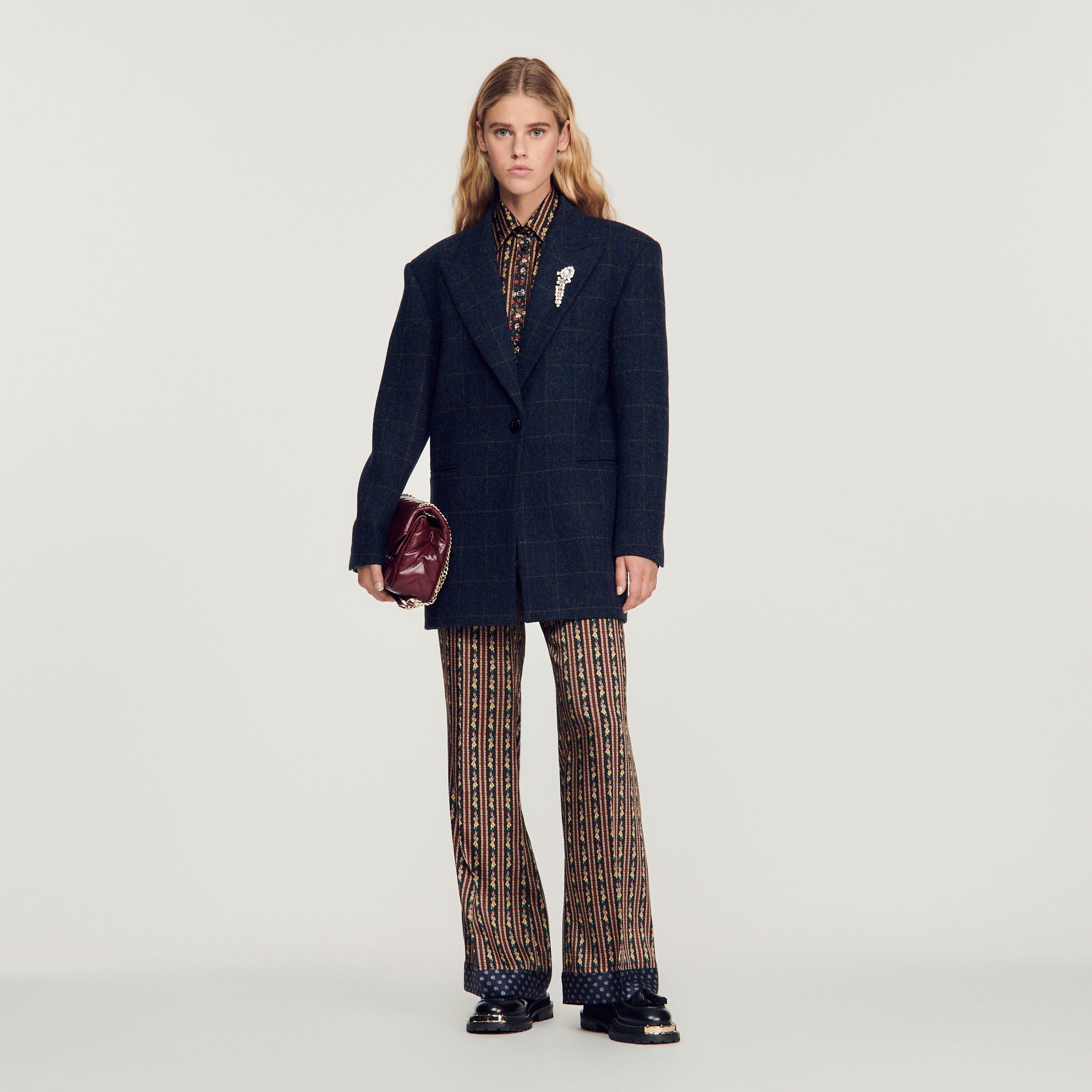 Checked tailored jacket - 5