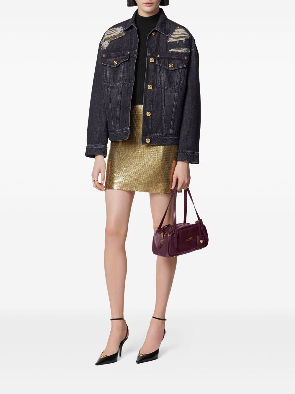 sequined mini skirt - 2