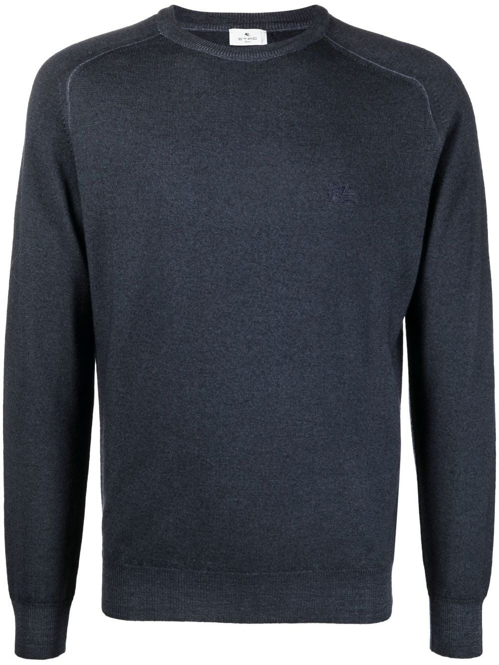 crew-neck long-sleeve jumper - 1