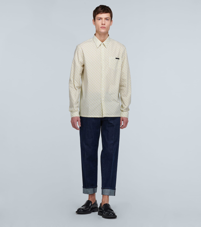 Prada Fruit cotton poplin shirt outlook