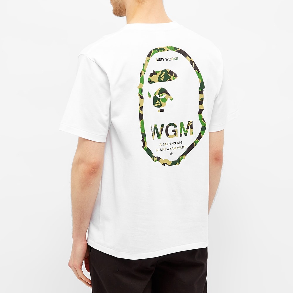 A Bathing Ape ABC Camo WGM Ape Head Tee - 6