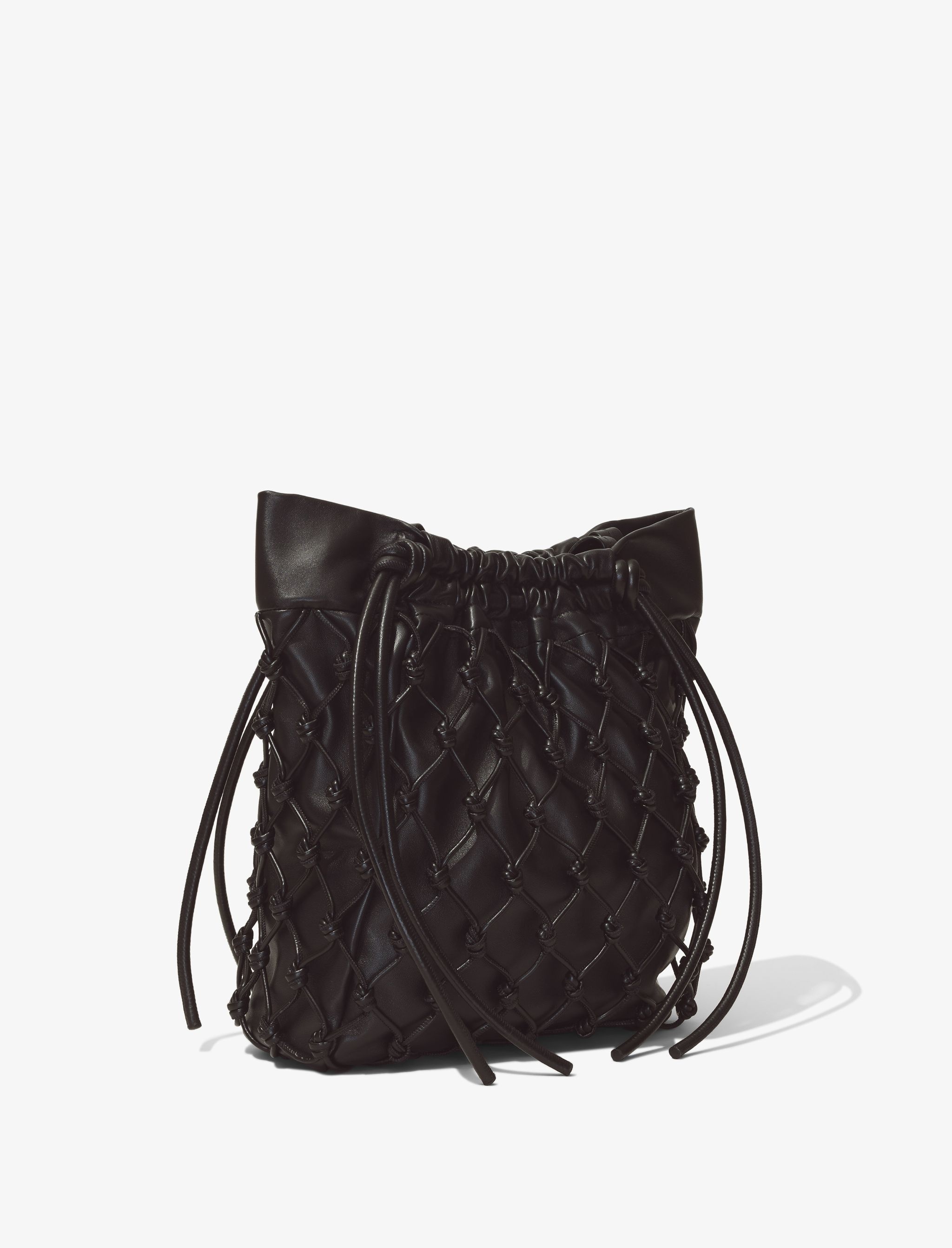 Macrame Drawstring Tote - 2