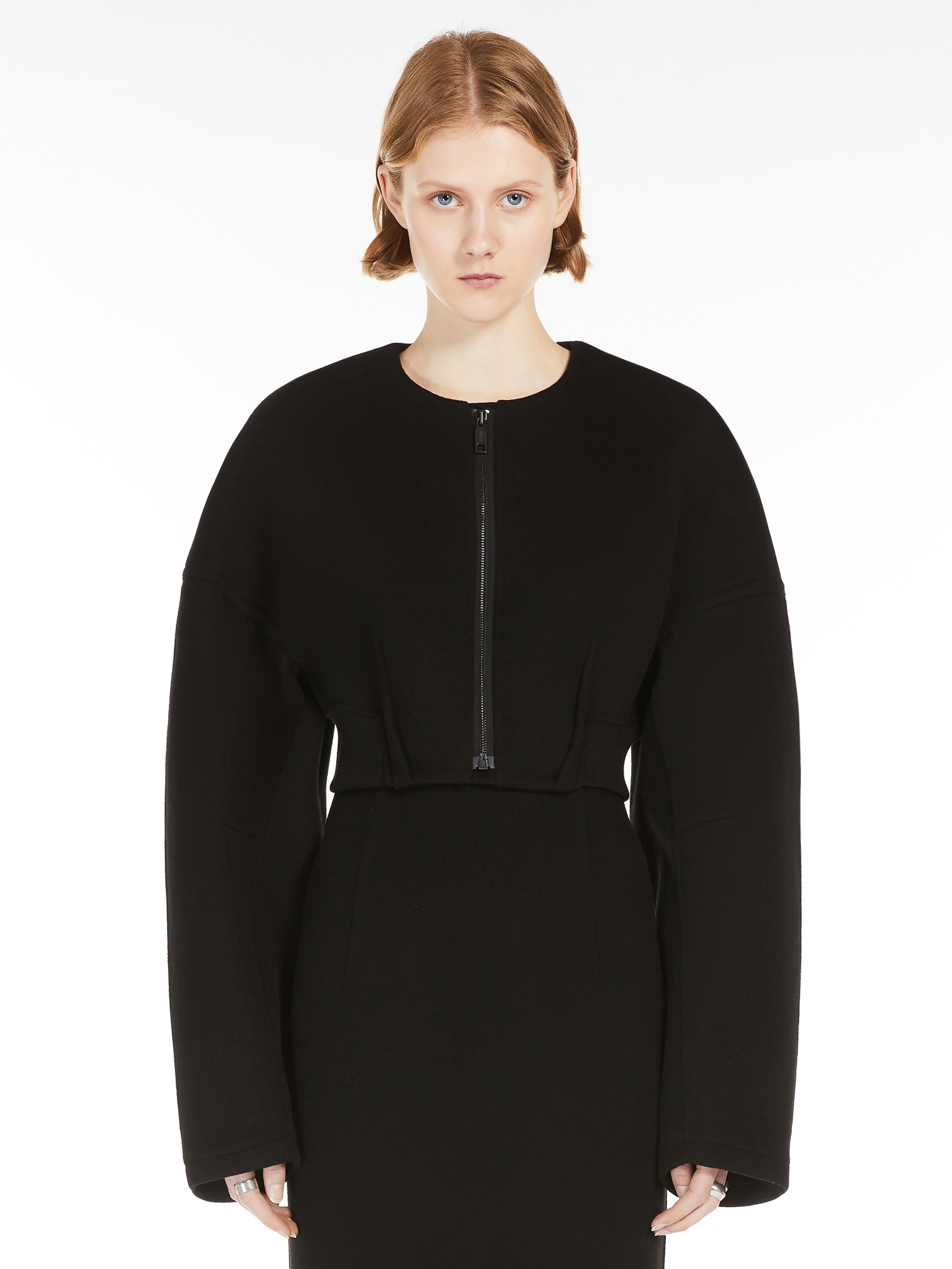 MENDOZA Wool micro bomber jacket - 3