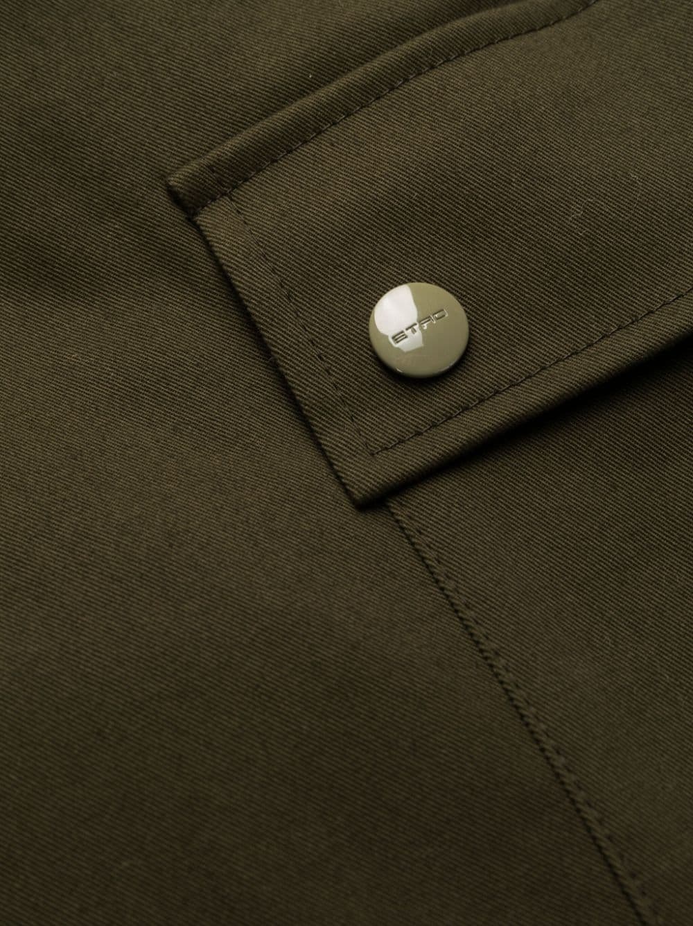 Pegaso-motif cropped cargo trousers - 6