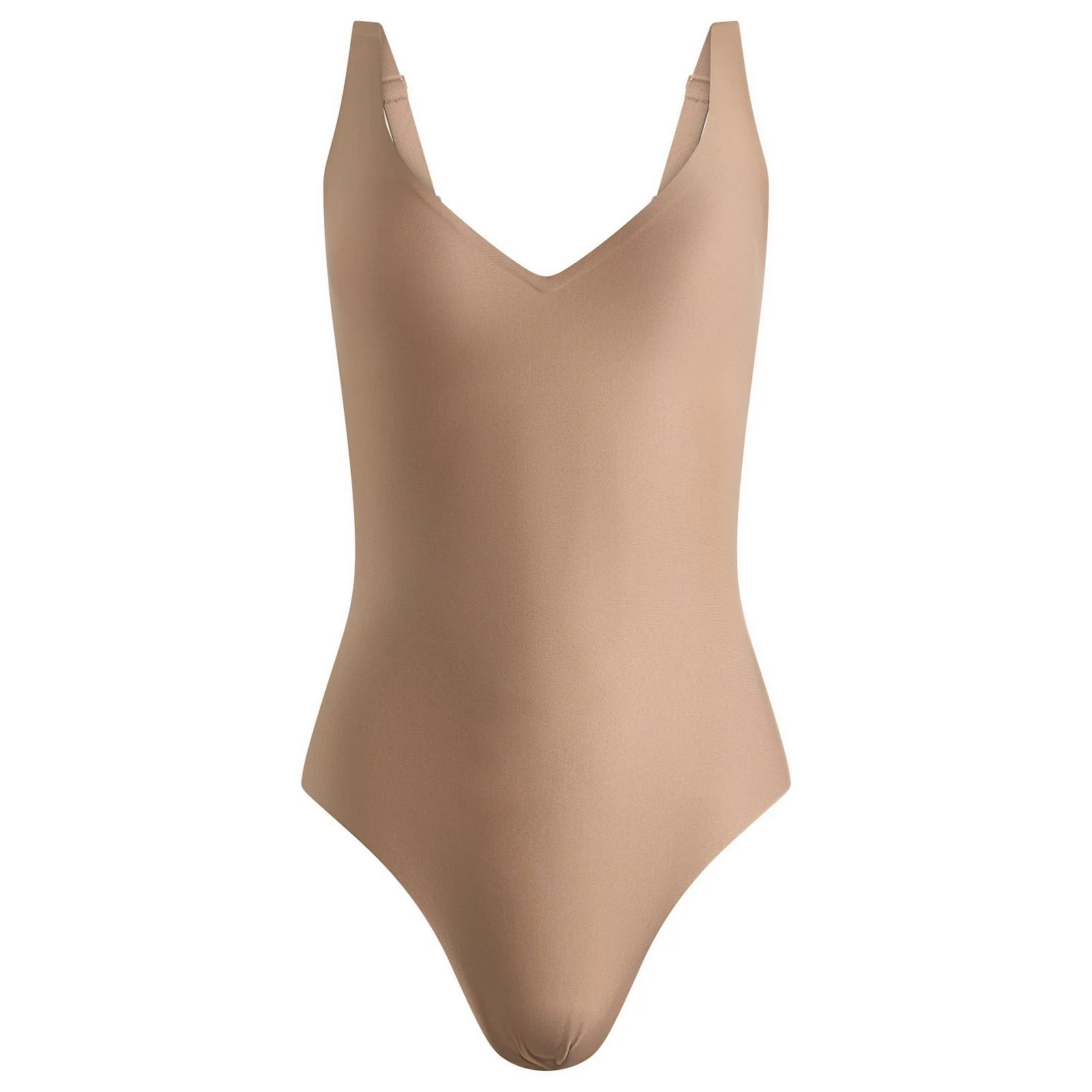 SKIMS Unlined Plunge Thong Bodysuit - 1