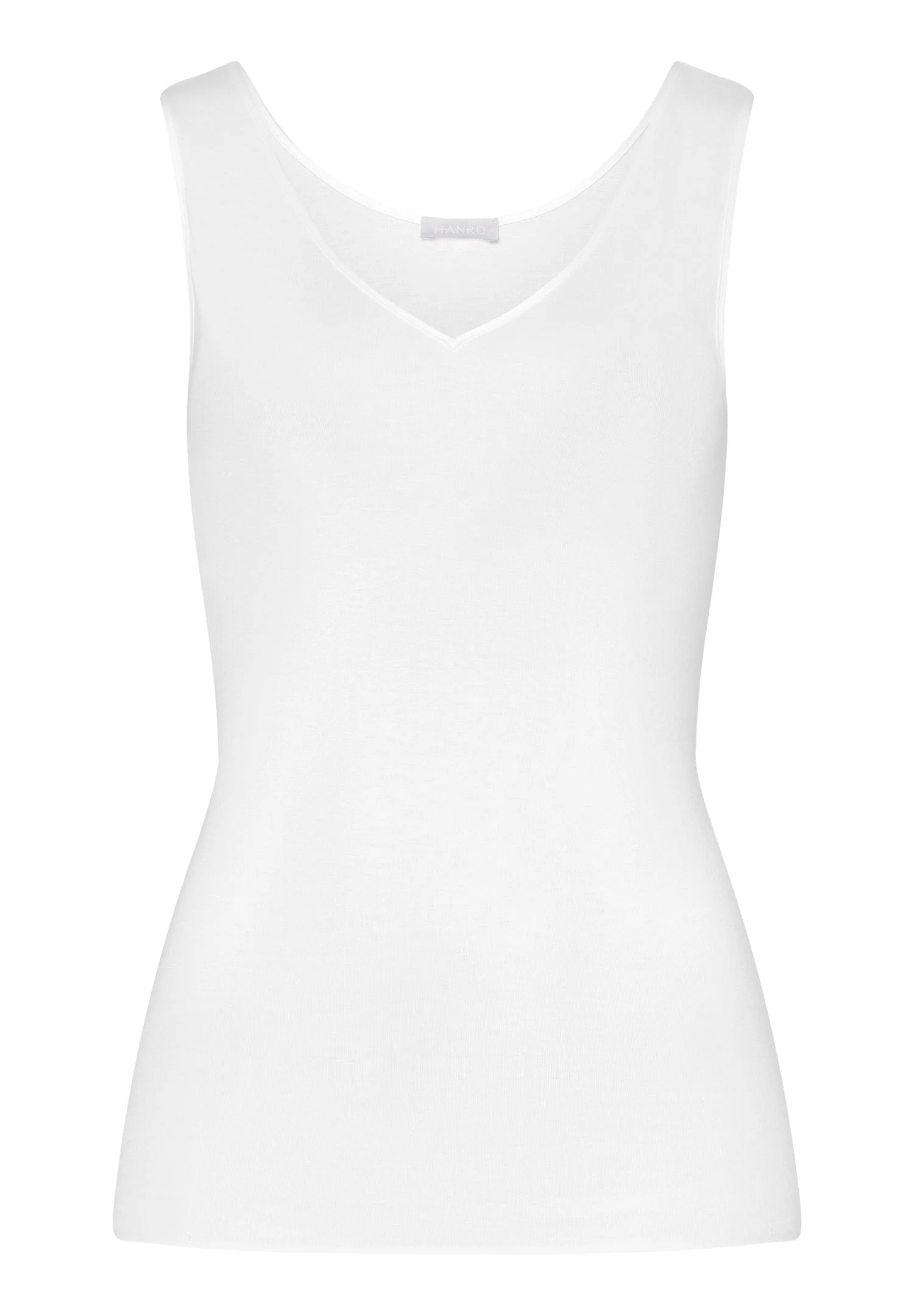 Cotton Seamless V-Neck Cotton Tank Top - 1