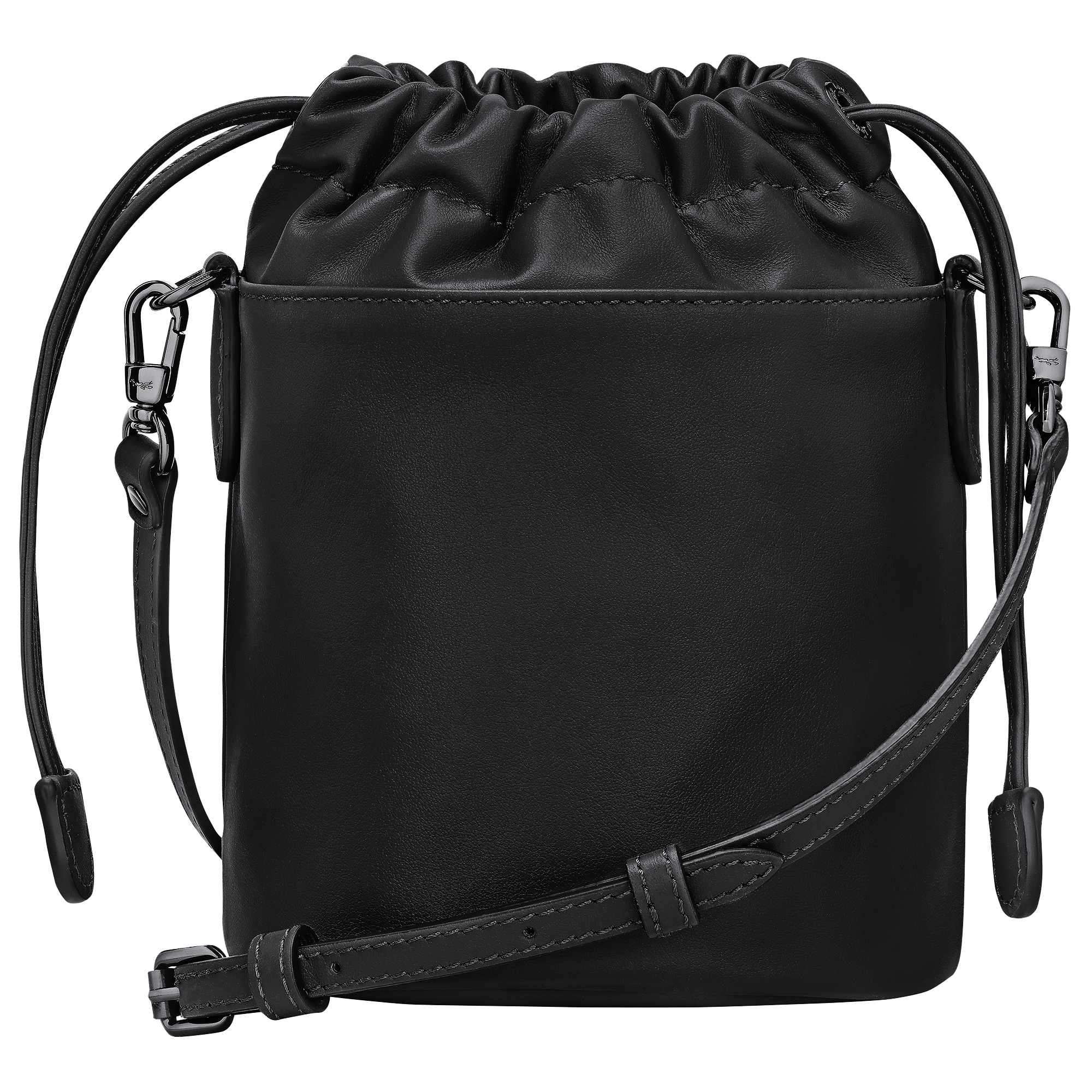 Le Pliage Xtra Bucket bag Black - Leather - 4