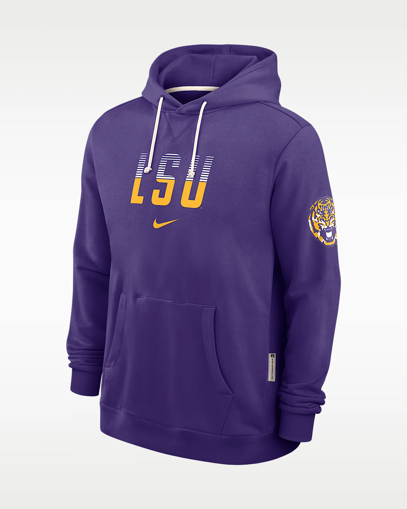 LSU Sideline Standard Issue Men's Nike Dri-FIT College Pullover Hoodie - 1