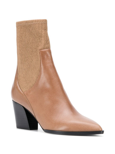 Pierre Hardy leather ankle sock boots outlook