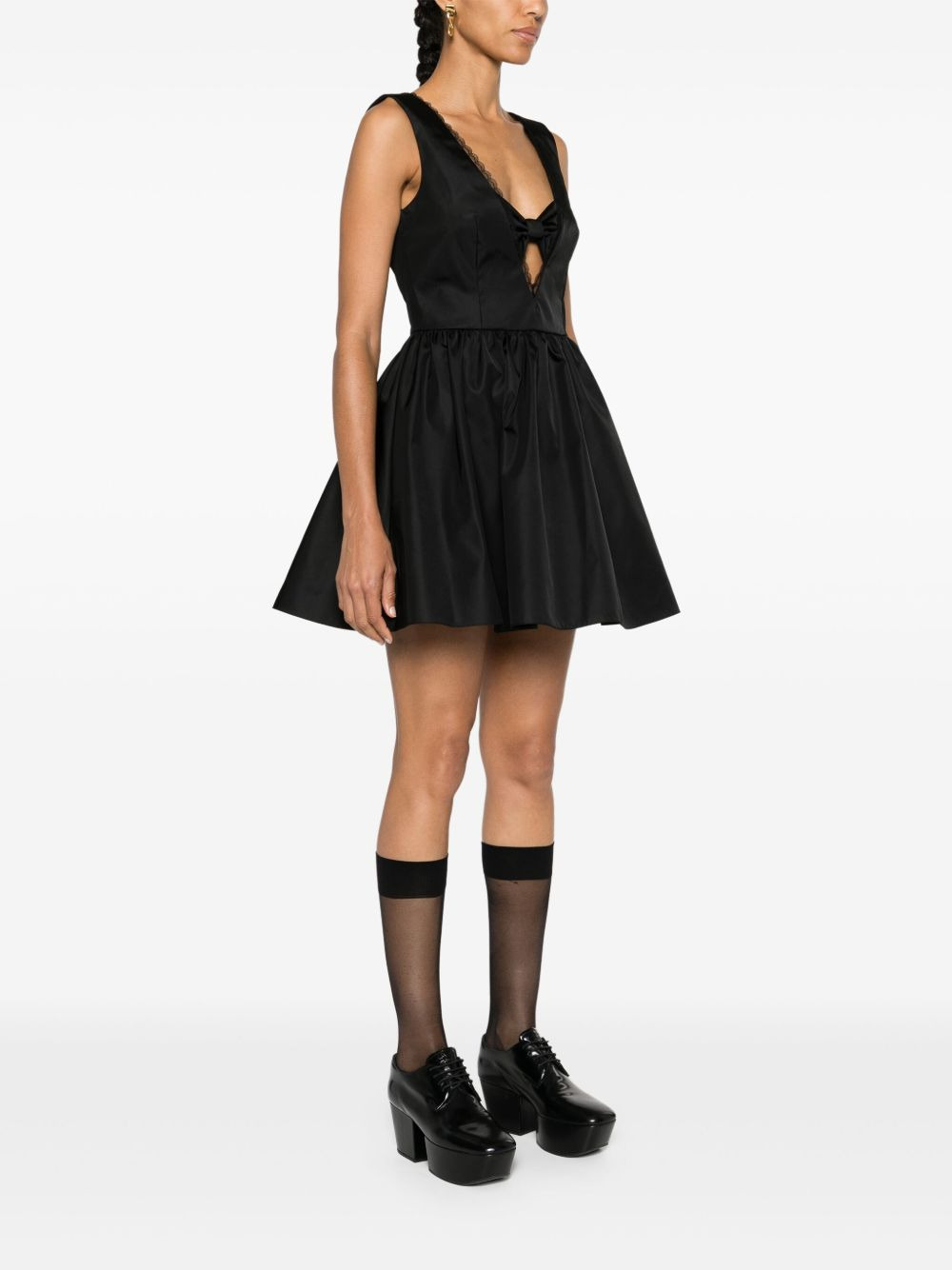 Re-Nylon bow-detail mini dress - 3