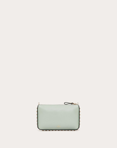 Valentino GRAINY CALFSKIN POUCH WITH ROCKSTUD CHAIN outlook