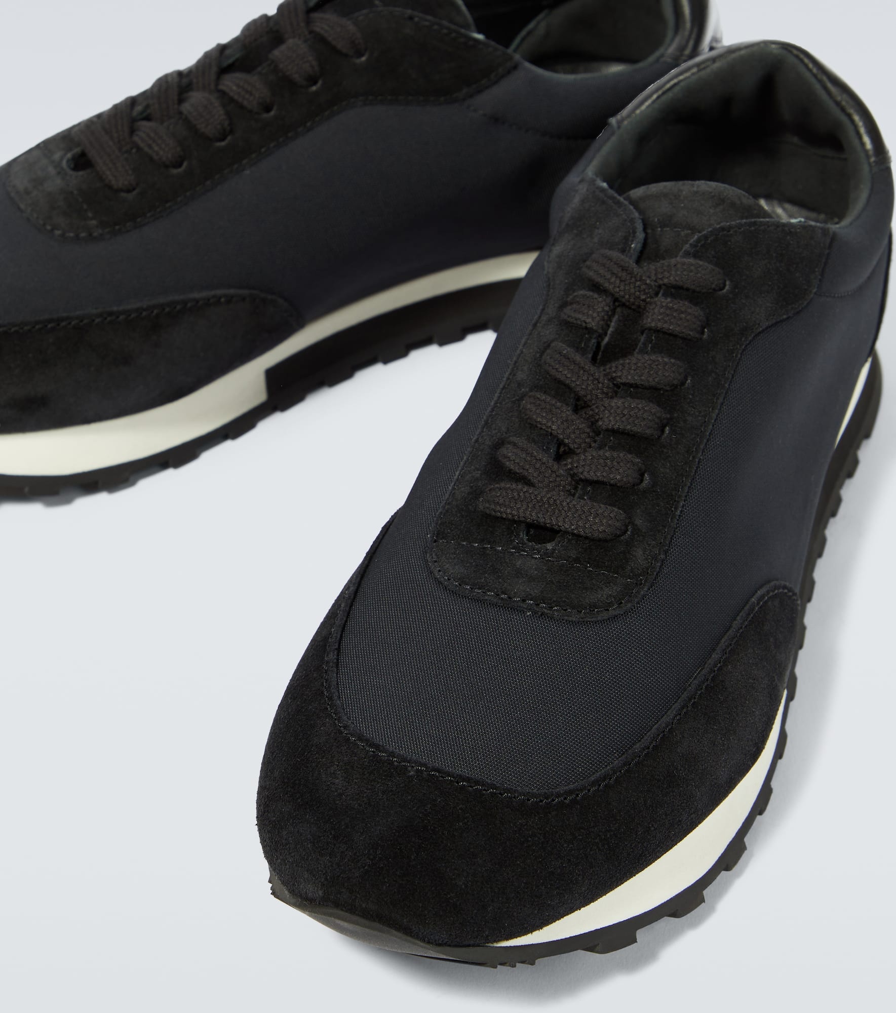 Owen Runner suede-trimmed sneakers - 3