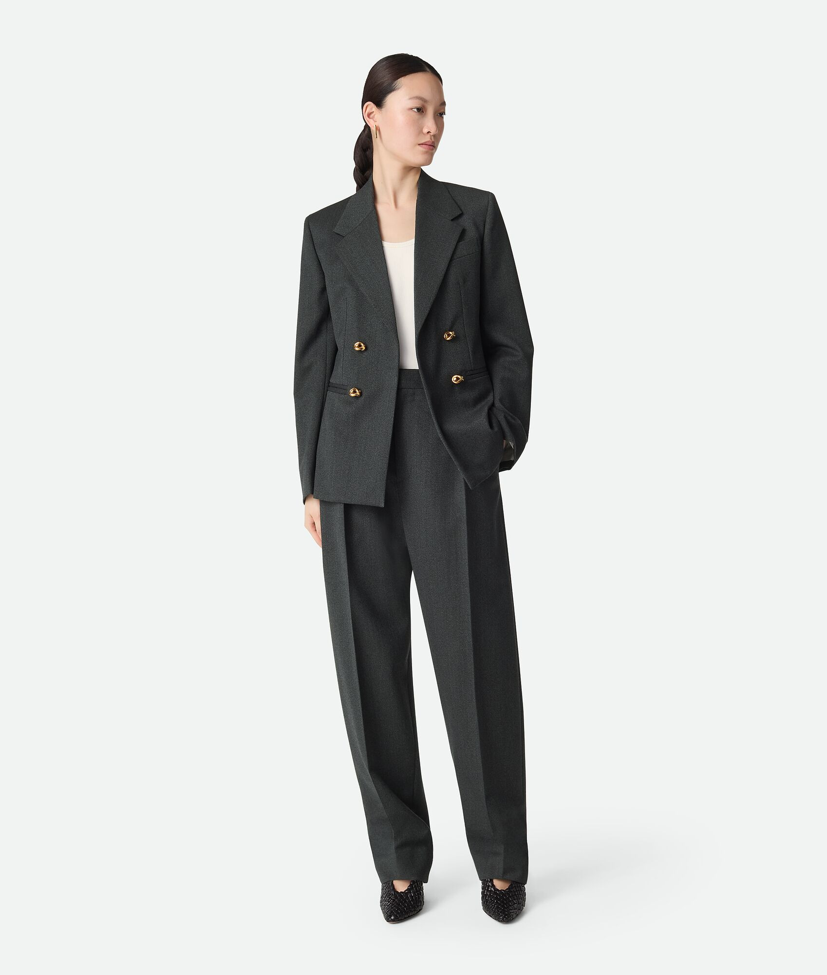 Mouline Wool Twill Jacket - 4