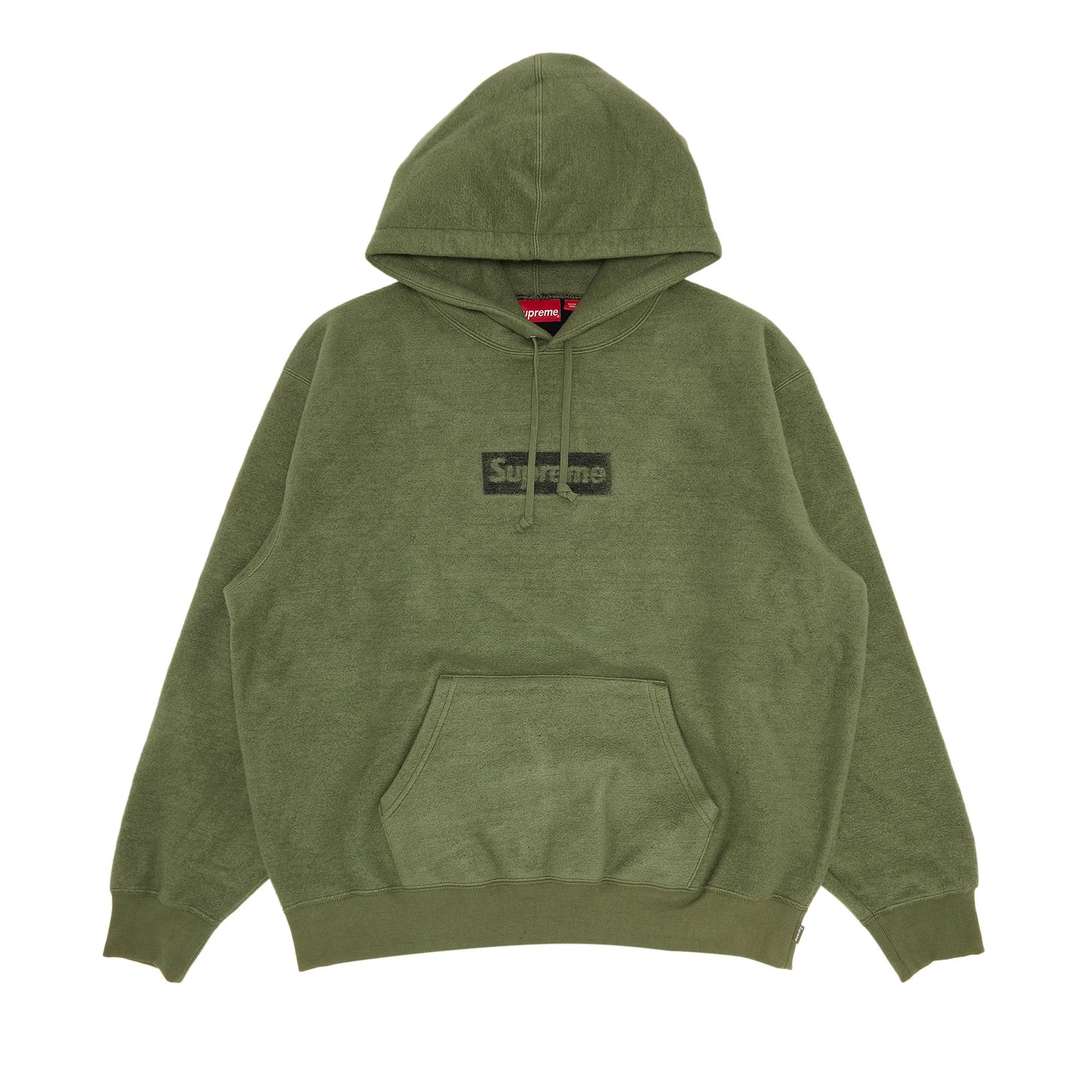 Supreme Inside Out Box Logo Hooded Sweatshirt 'Light Olive' - 1