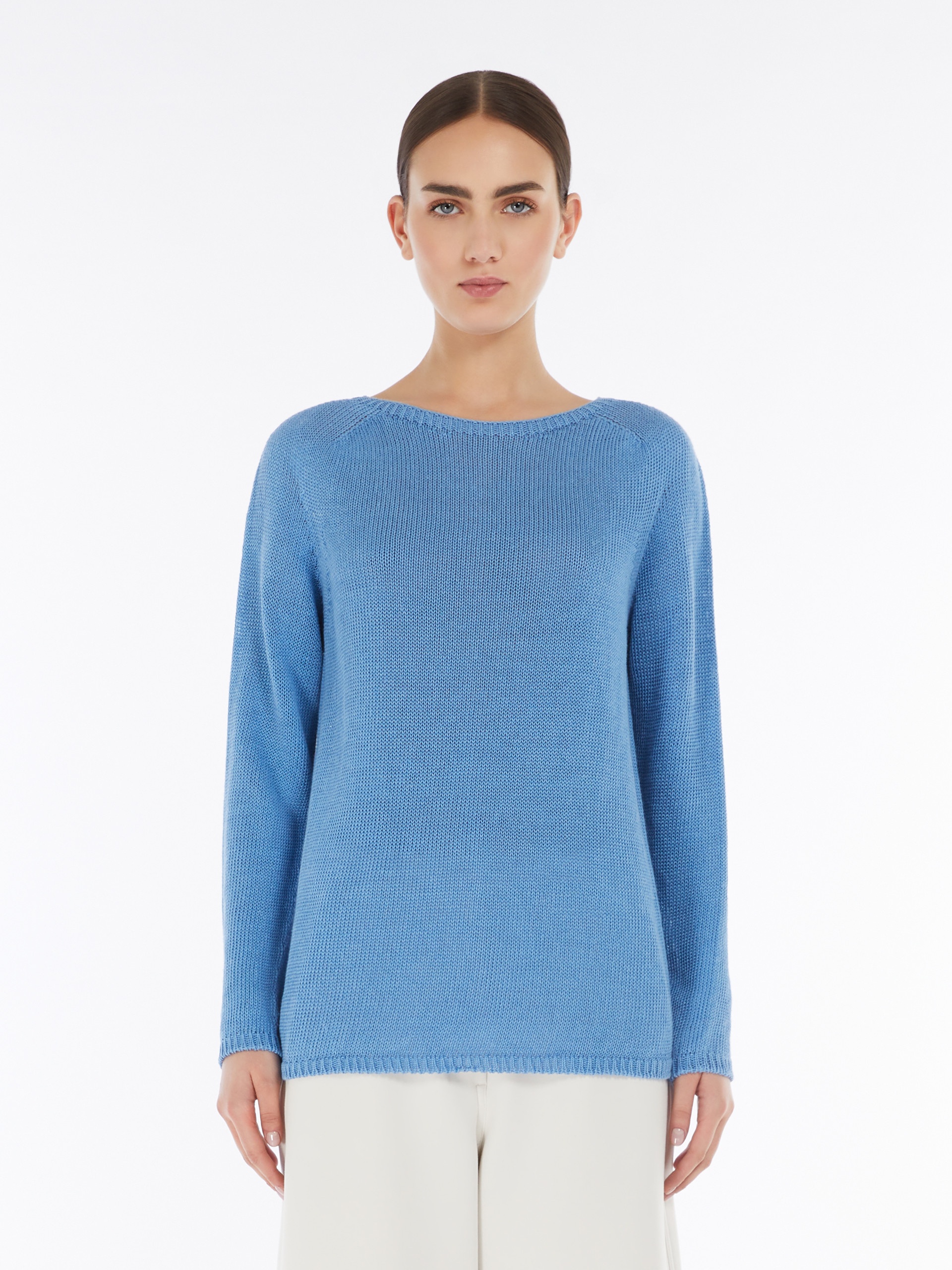 GIOLINO Long-sleeved linen sweater - 3