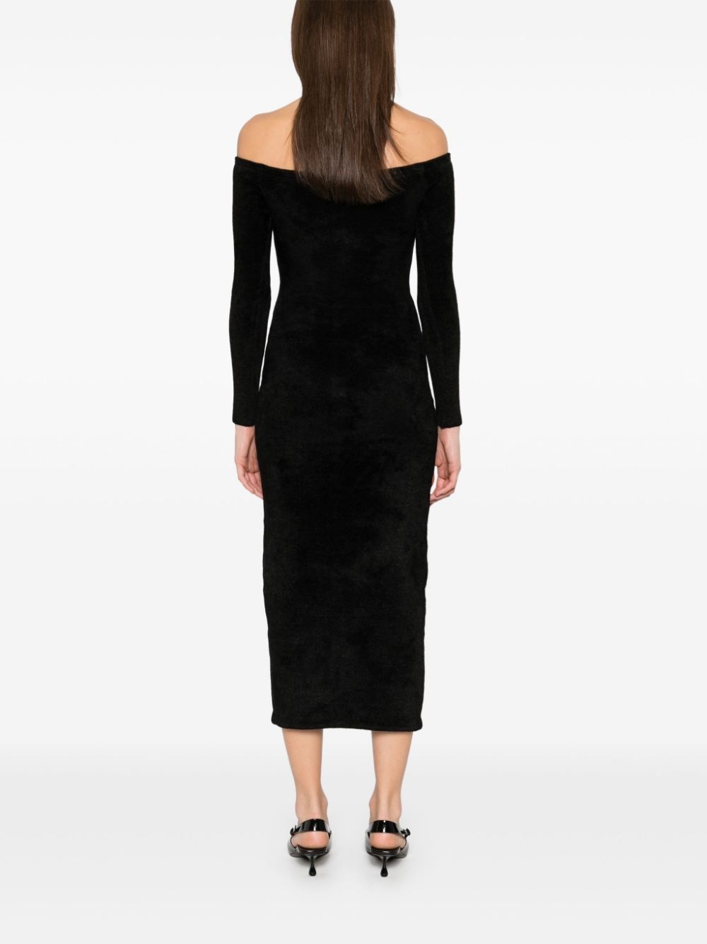 chenille knit maxi dress - 4