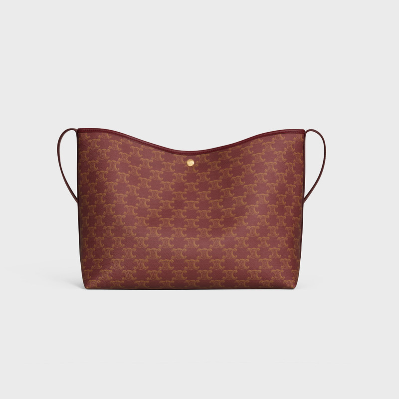 SOFT SHOPPER BAG IN TRIOMPHE CANVAS AND CALFSKIN 3