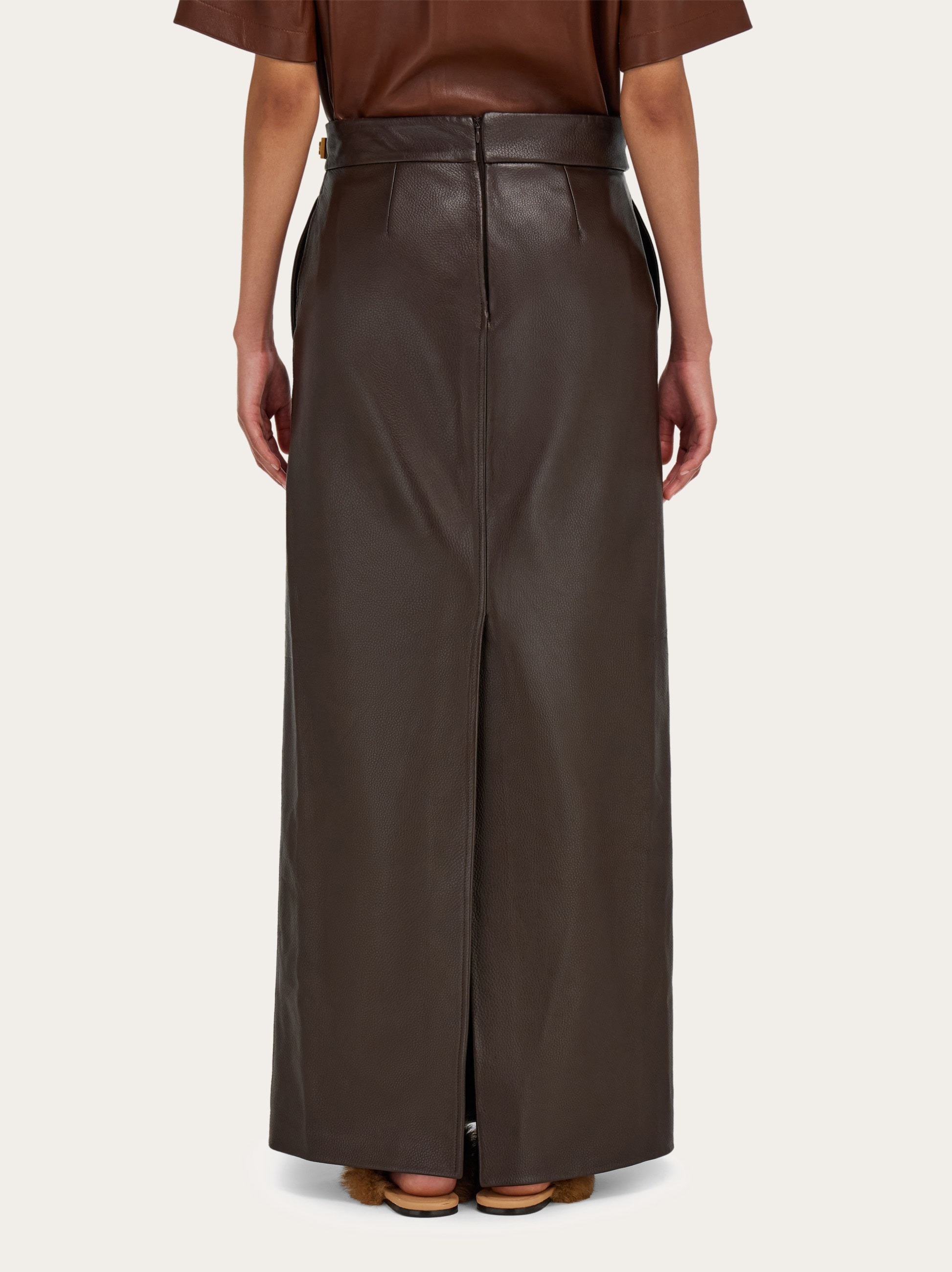 Longline nappa skirt - 4