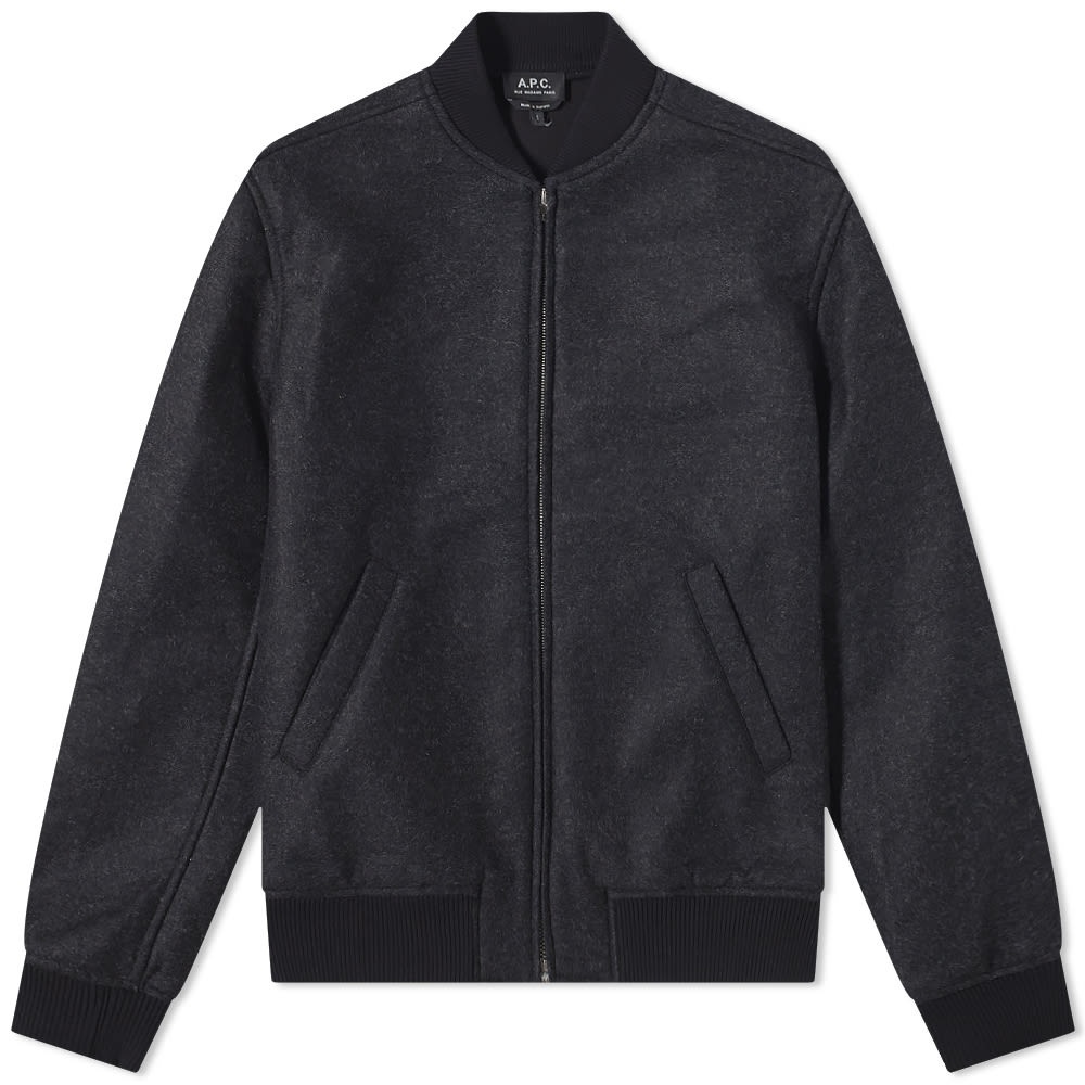 A.P.C. Mathieu Bonded Bomber Jacket - 1