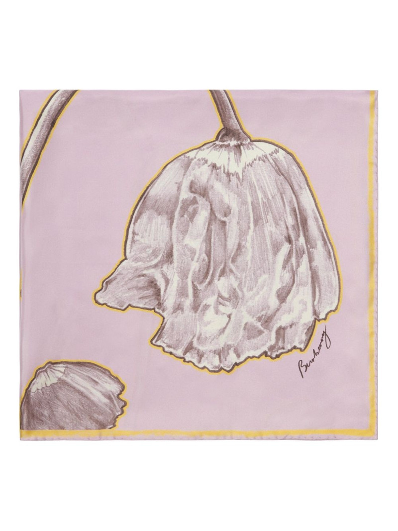 Burberry poppy scarf outlook