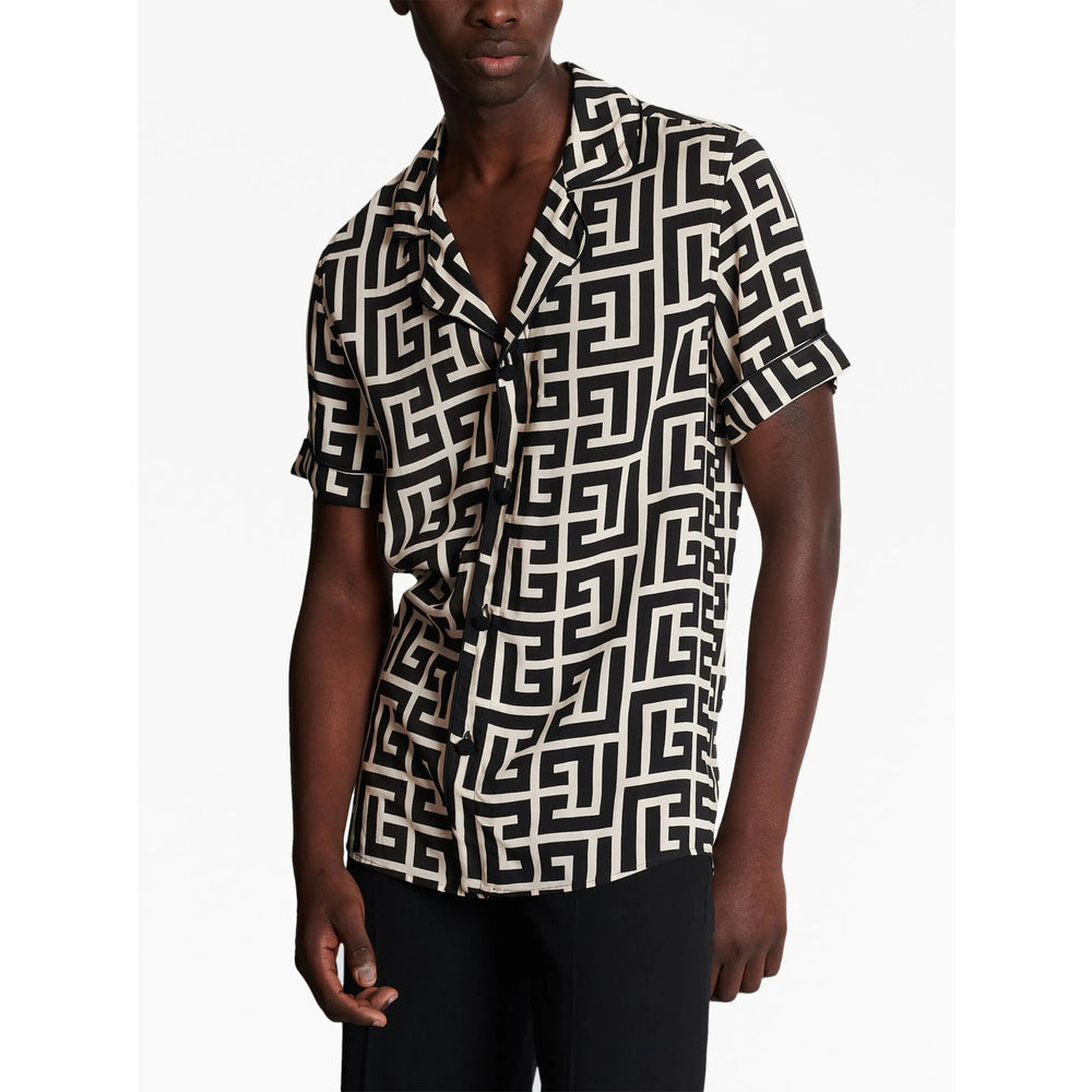 Balmain Black Shirts Men - 2