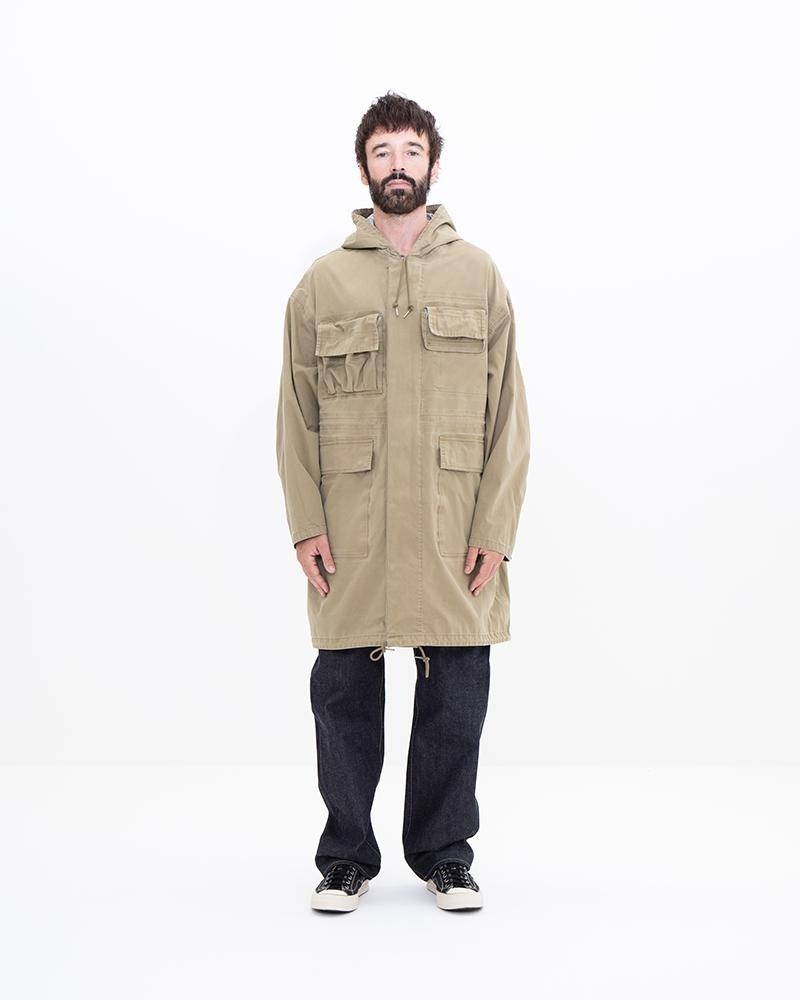 COPLESTON FIELD PARKA 3L DMGD KHAKI - 3