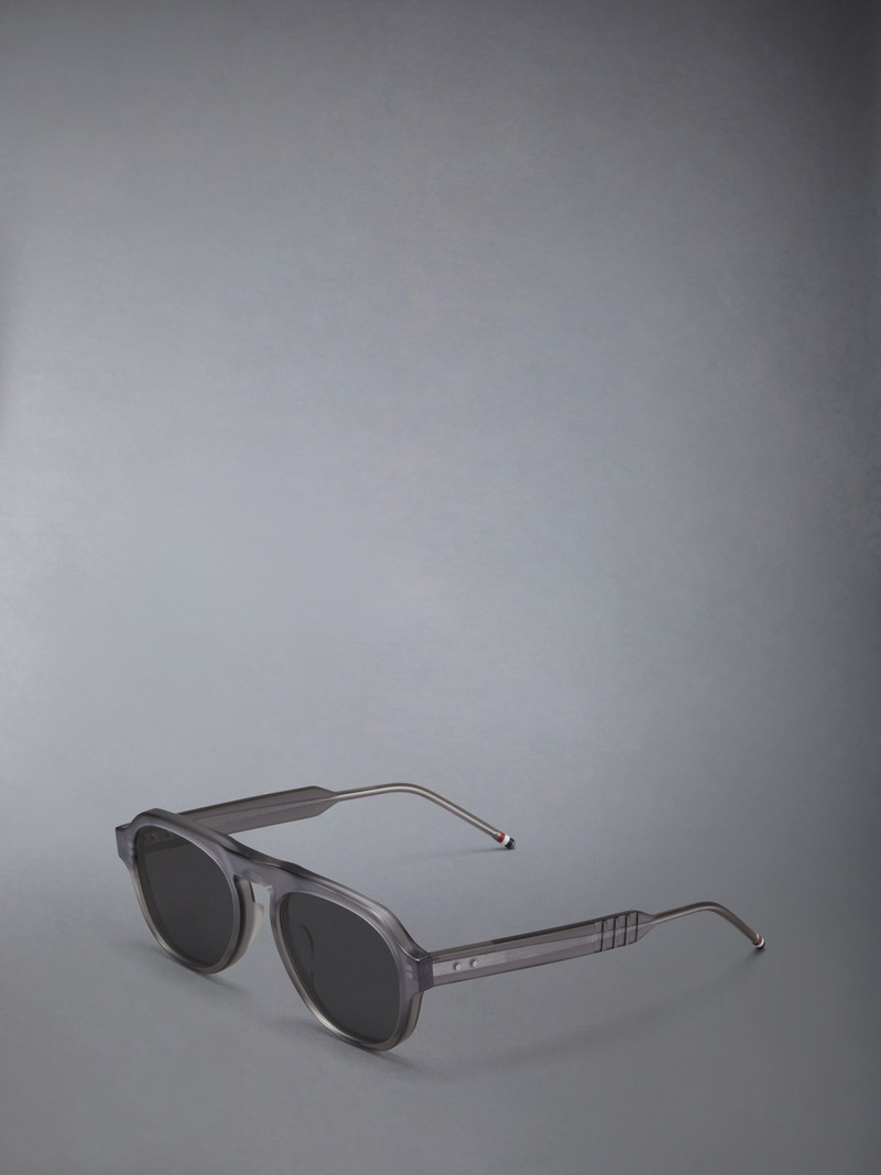 ACETATE OVAL SUNGLASSES 6