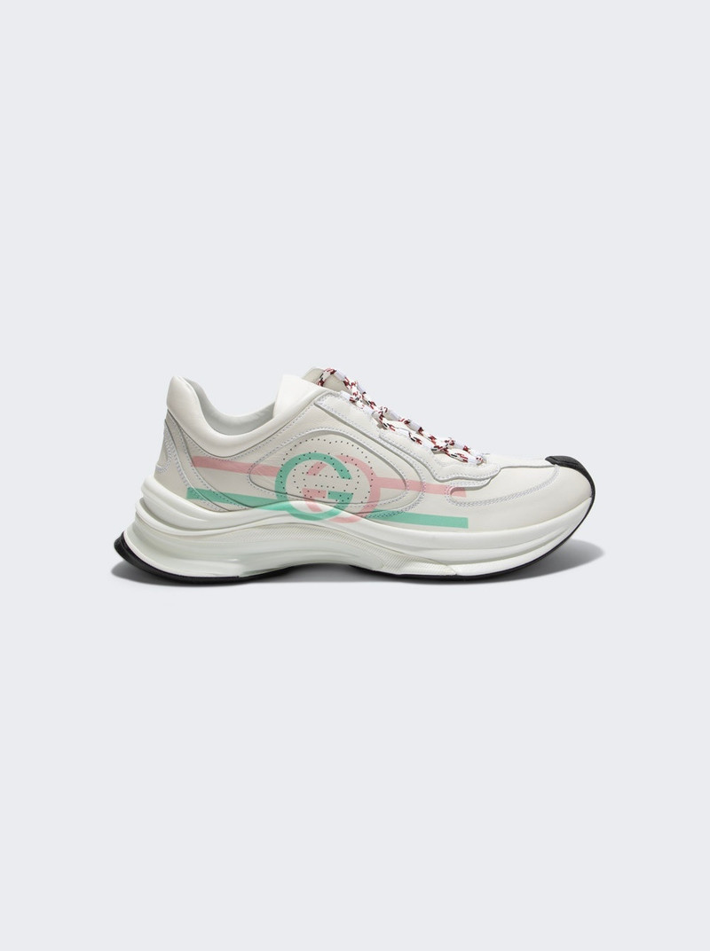 GG Low Top Sneaker Green and White - 1