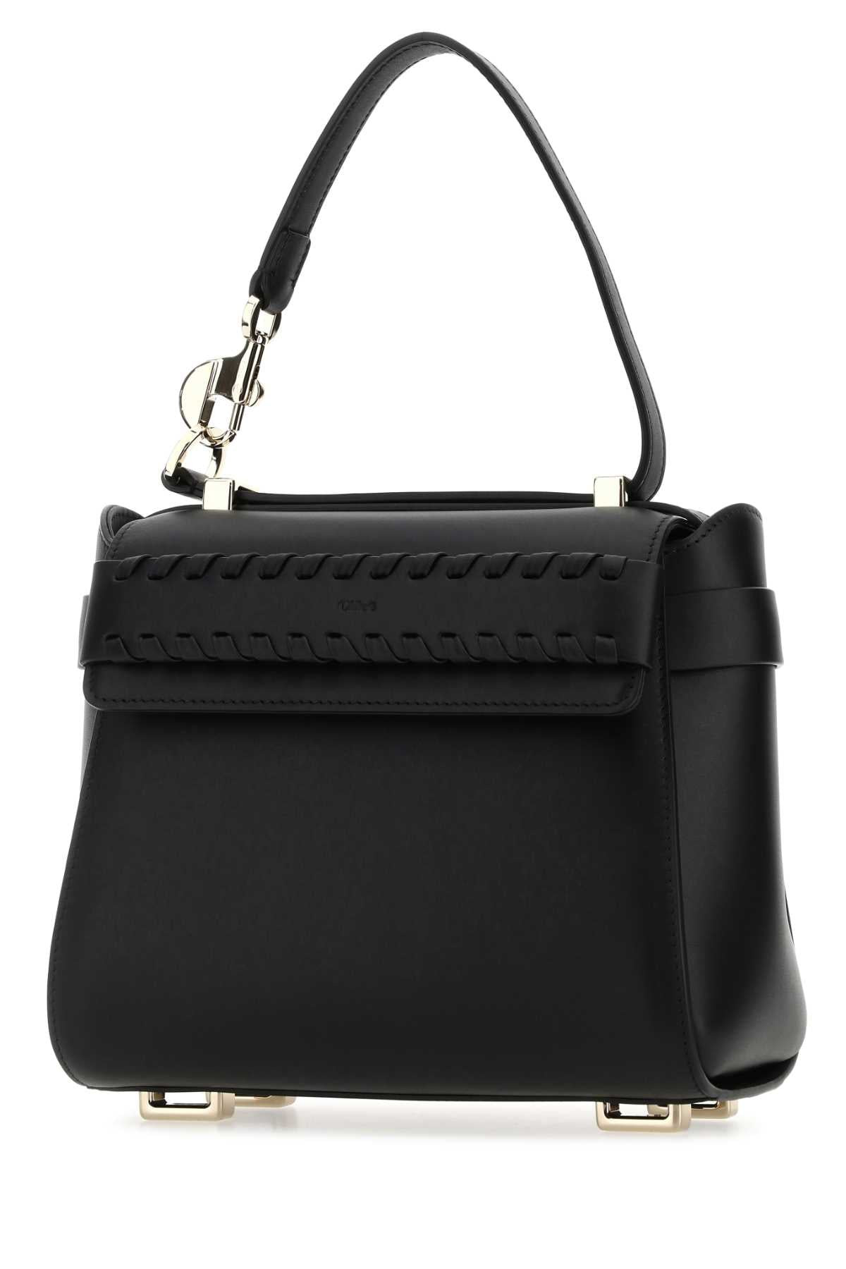 Chloe Women Black Leather Small Nacha Handbag - 2