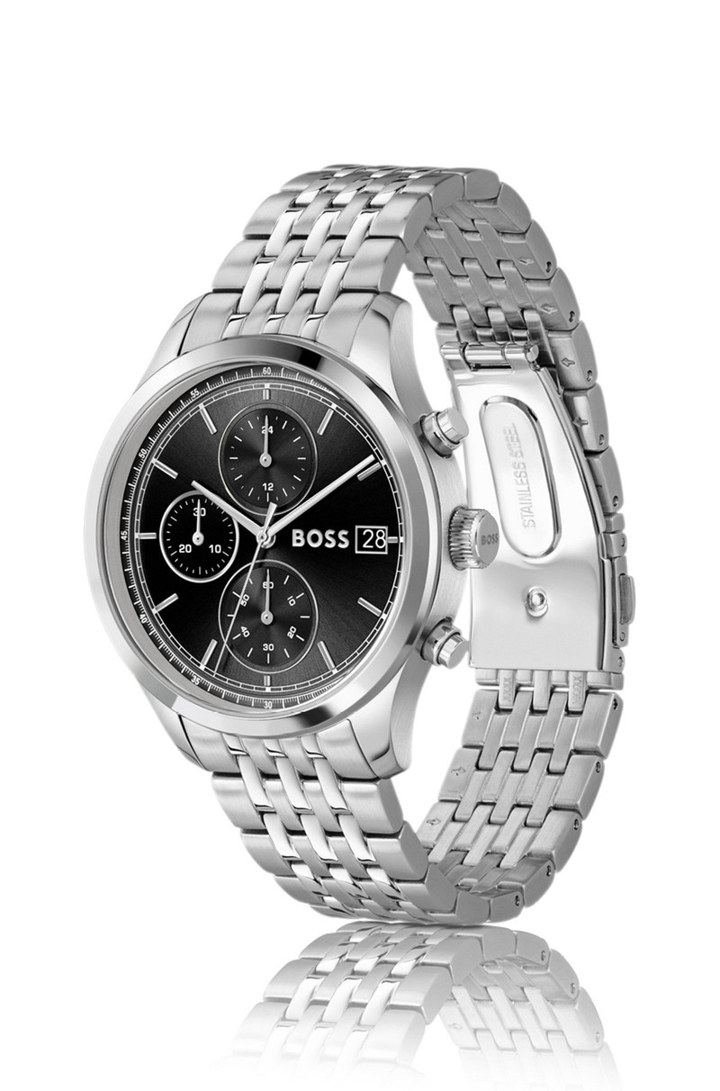 BOSS STRATUS CHRONOGRAPH WATCH WITH SEVEN-LINK BRACELET outlook