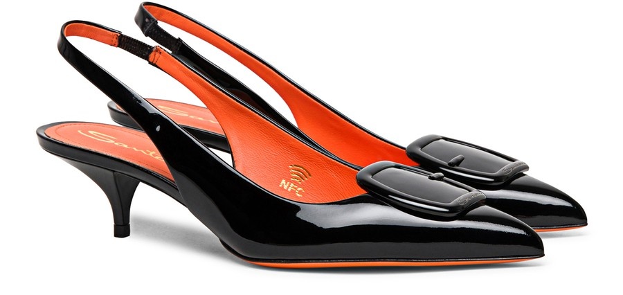 Patent Leather slingbacks - 2