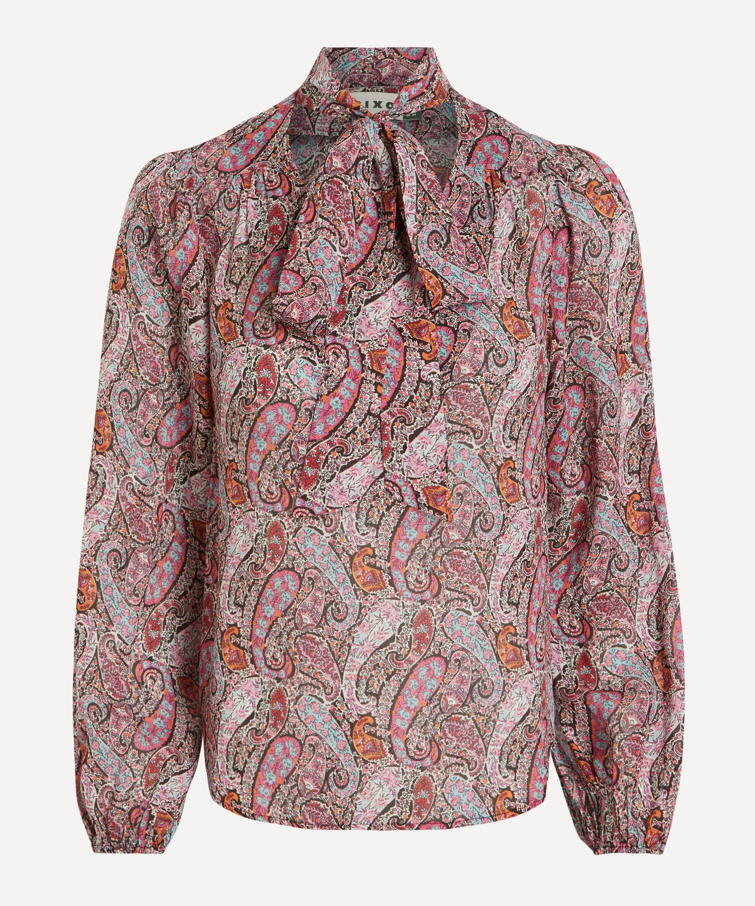 Moss Silk Blouse - 1