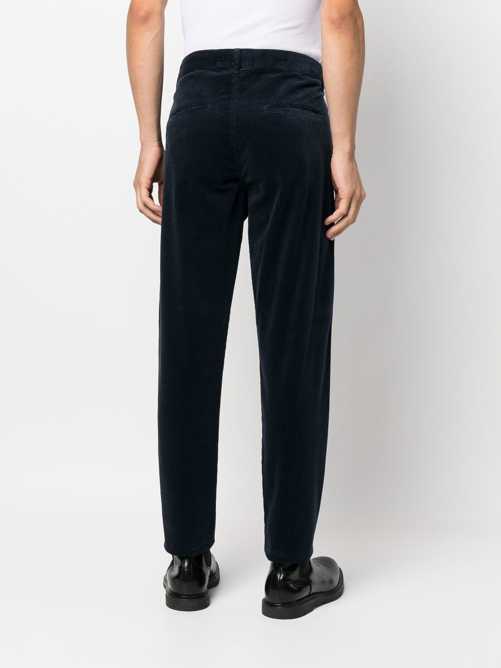 straight-leg corduroy trousers - 4