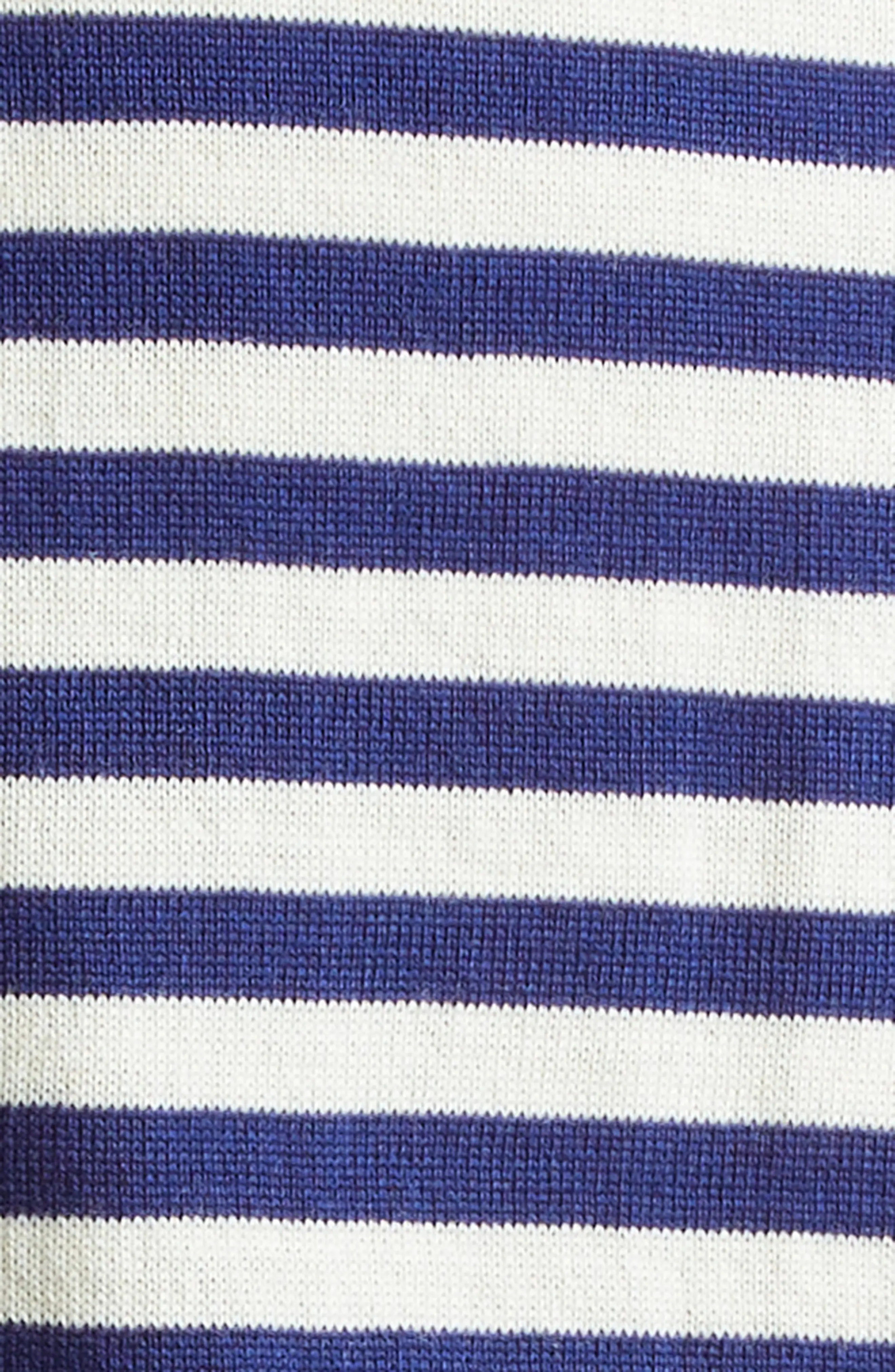 Stripe Jersey Sweater in Navy/White - 6