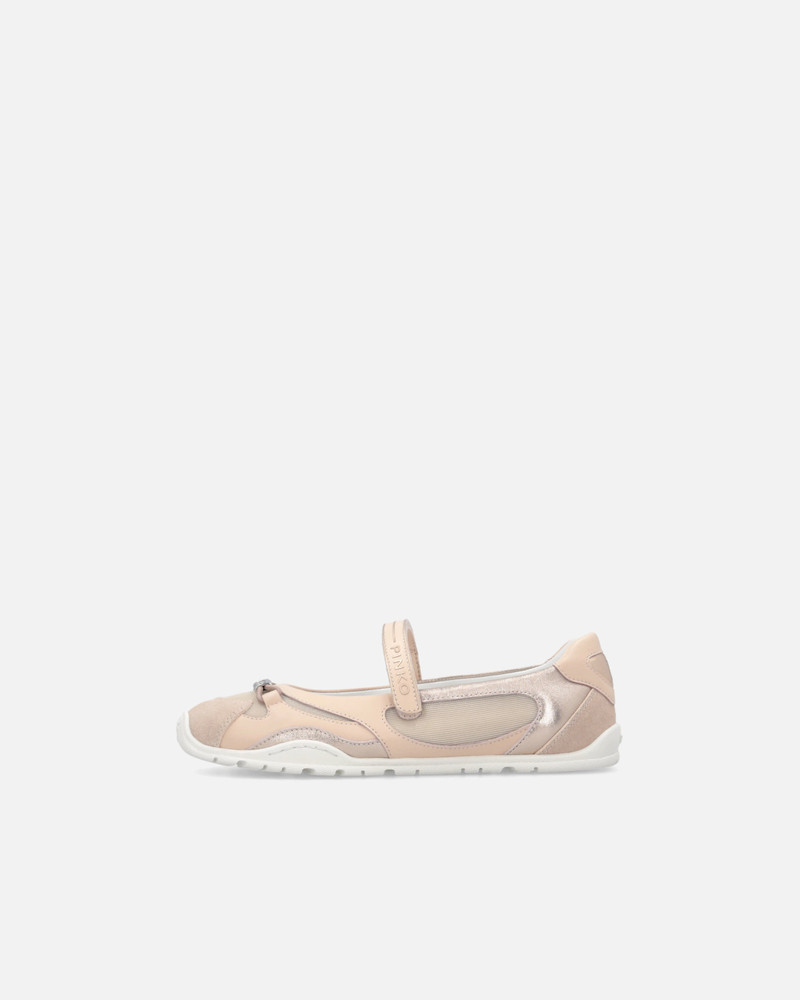 PINKO SPORTY BALLET FLATS WITH INSERTS AND PINKO LETTERING outlook