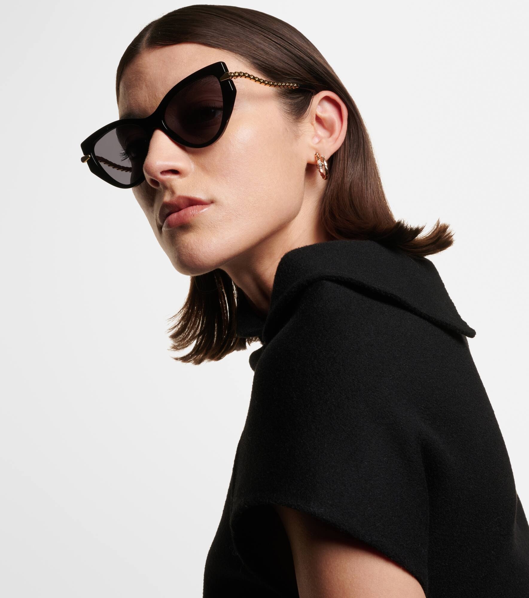 Serpenti Viper cat-eye sunglasses - 3