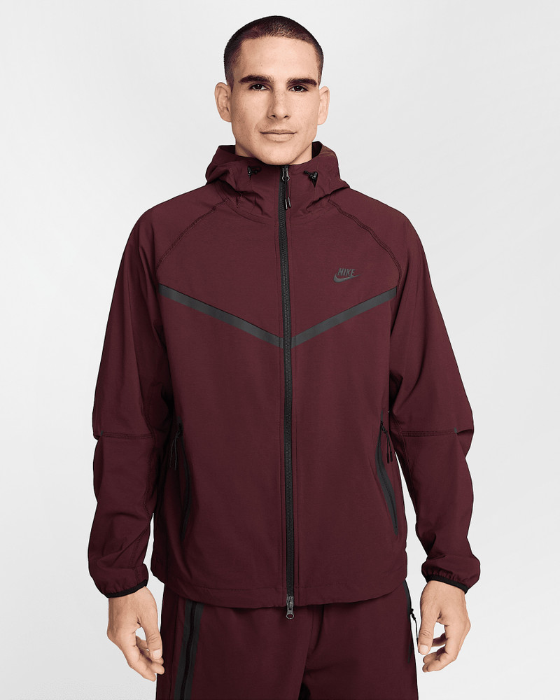 Nike 기술 남자의 길쌈된 재킷 - 1