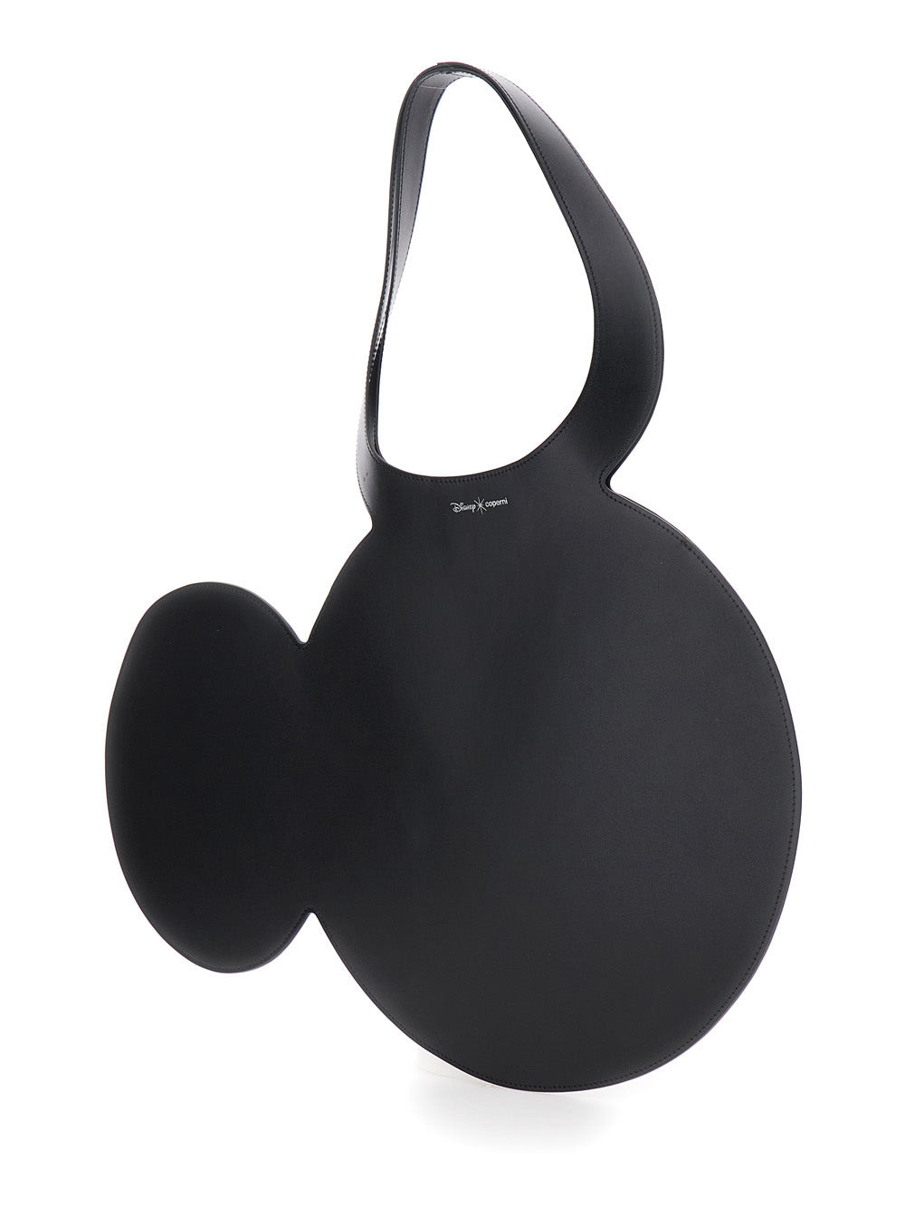 Coperni Women 'Mickey' Black Handbag With Cut-Out Handle And Logo Lettering On The Front In Leather  - 2